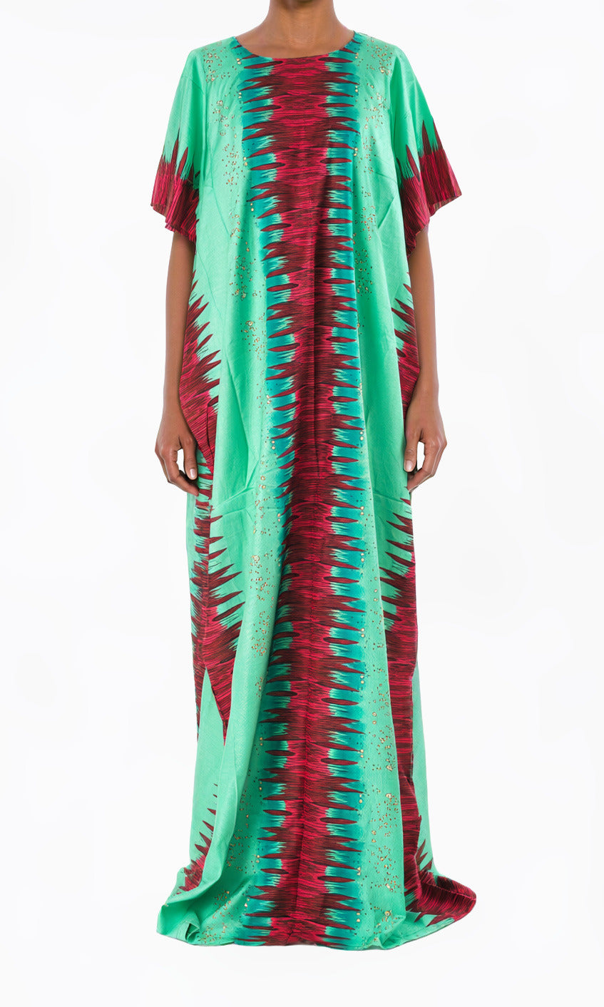 mint/red justina Bati Dress