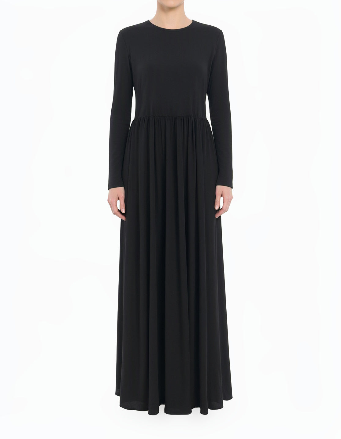 Black original Milk Silk Maxi Dress ( TALL)