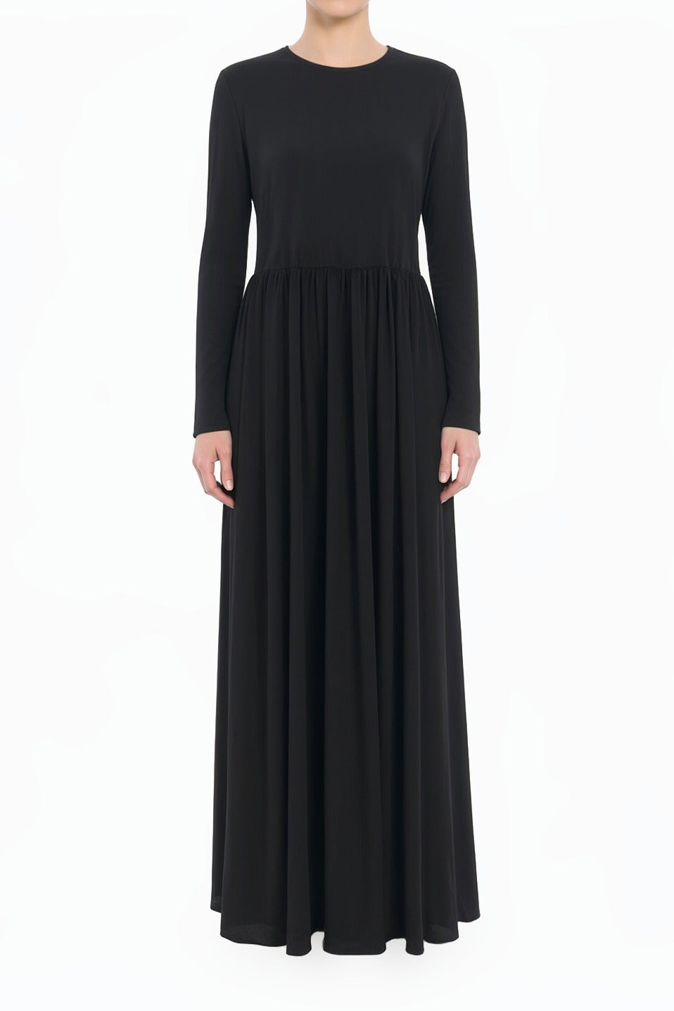 Black original Milk Silk Maxi Dress ( TALL)