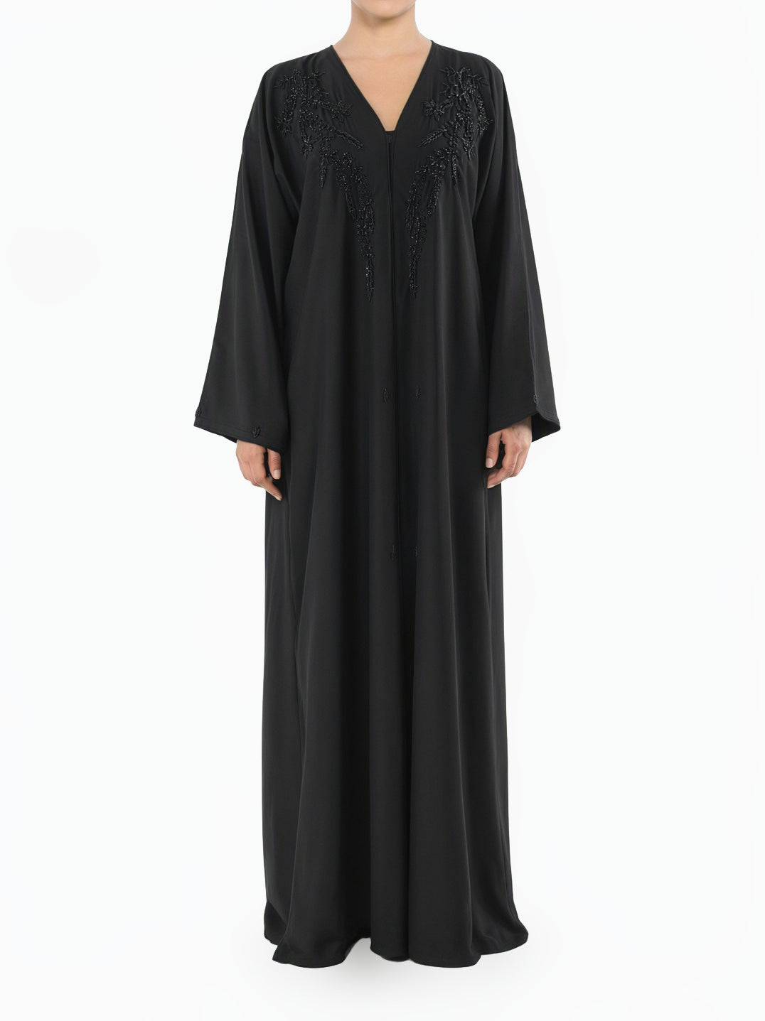 Black jamila Dubai abaya set