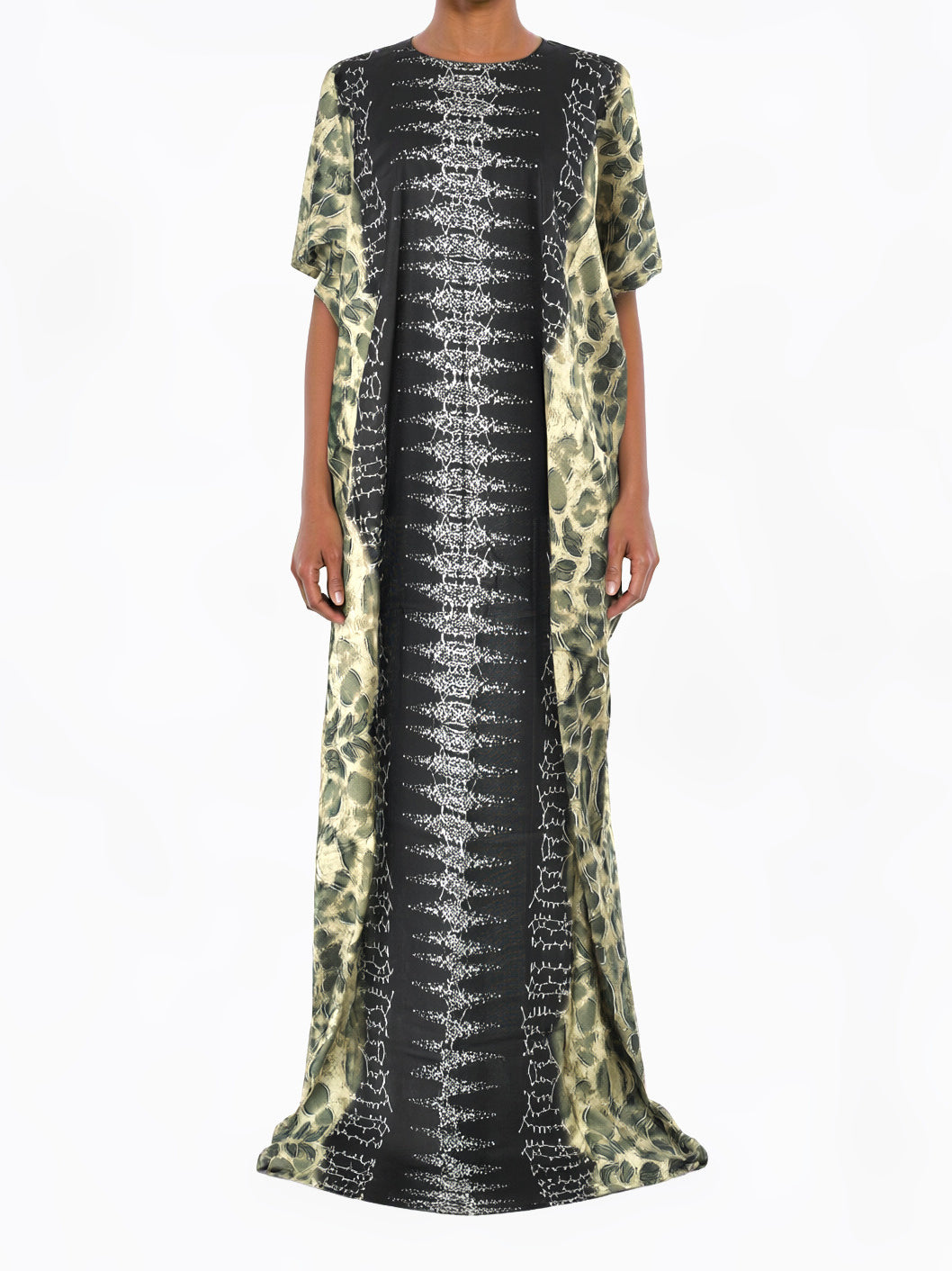 Olive Aztec Bati Dress