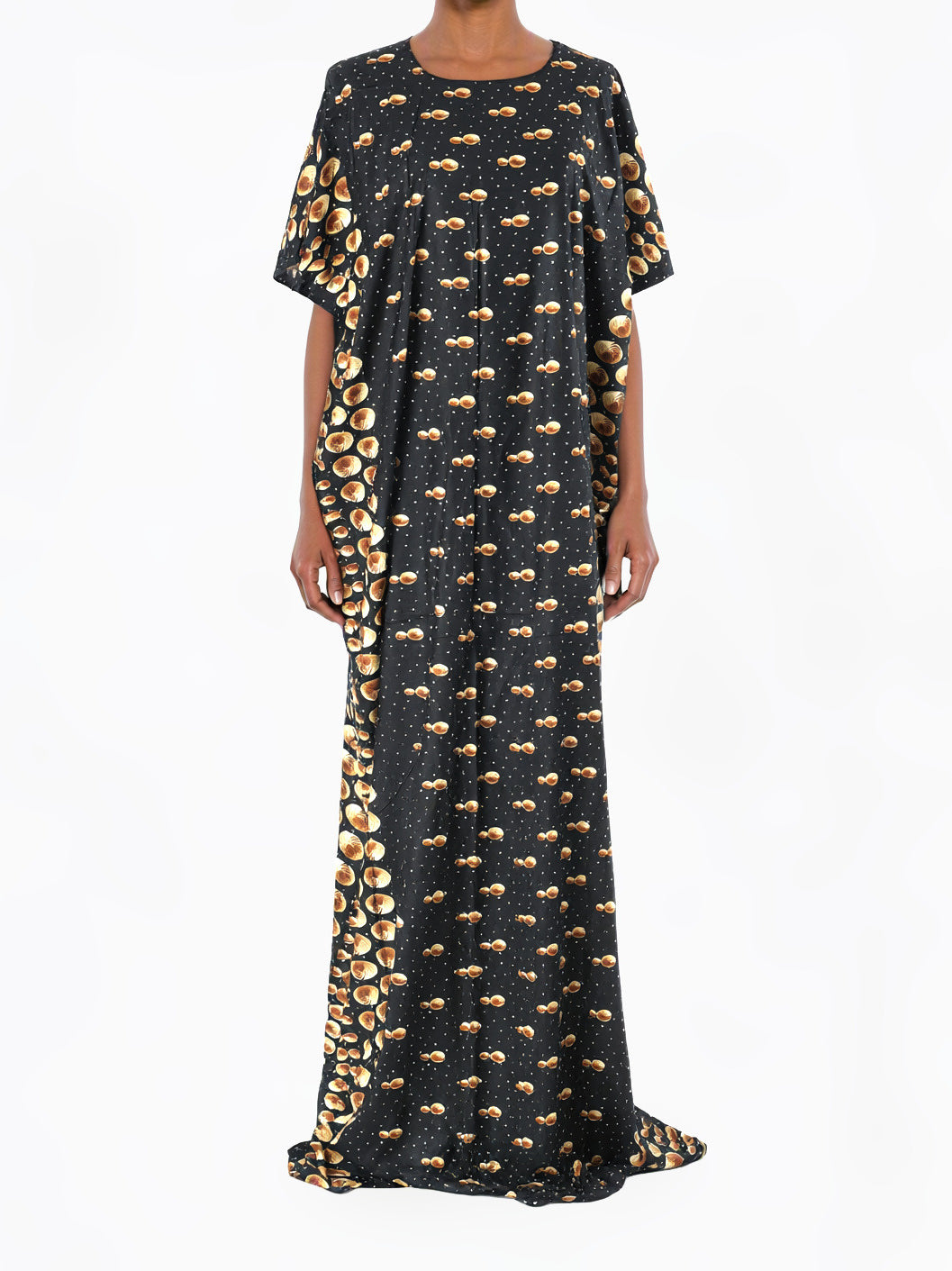 Onyx Polka Bati Dress