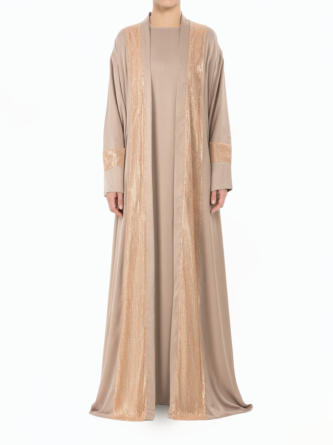 Malika Pearl Sequin Abaya Set