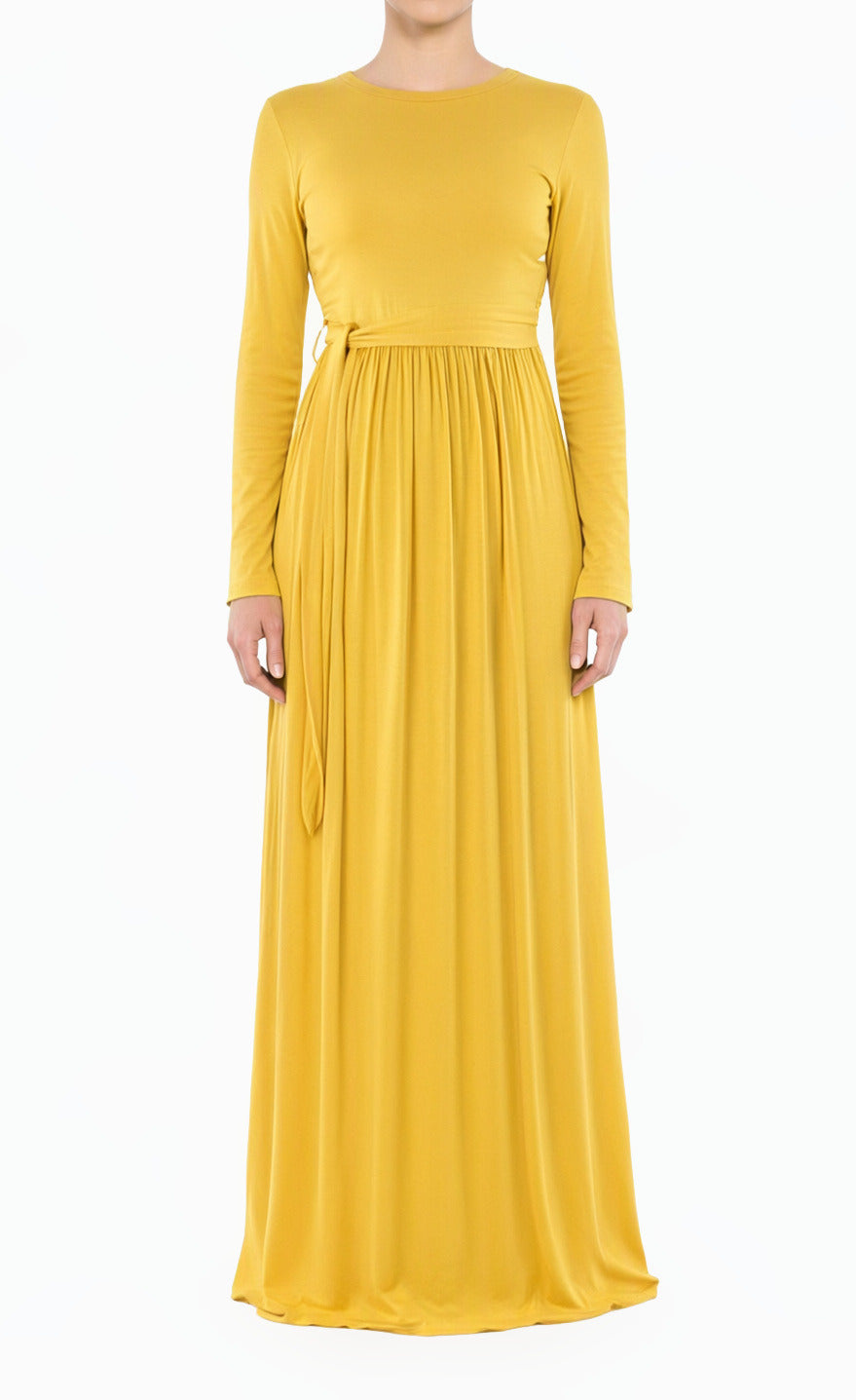 Pineapple yellow Cotton Candy Jersey Maxi Dress ( Extra Soft)