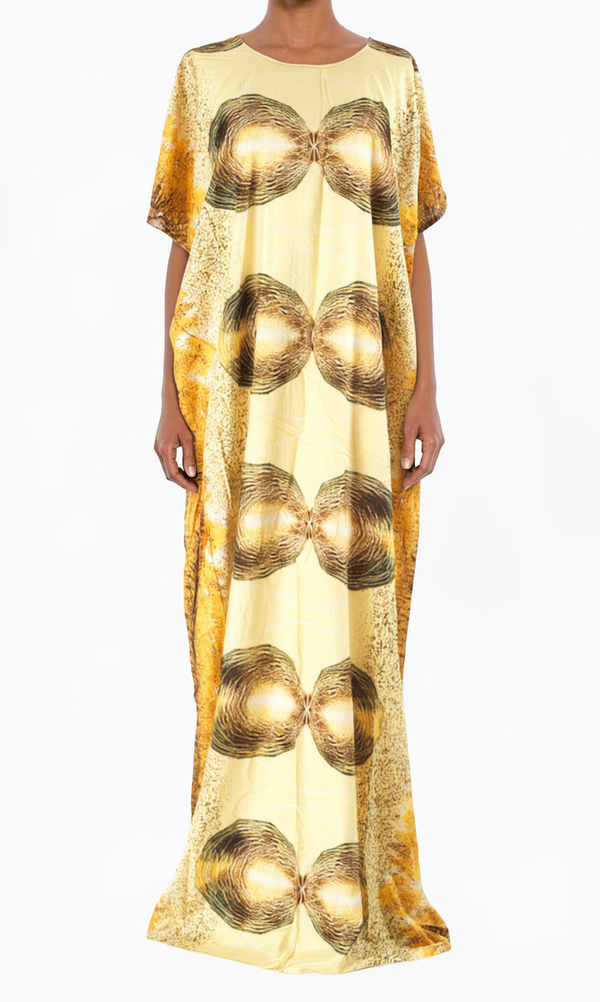pastel yellow orbiting beauty Bati Dress
