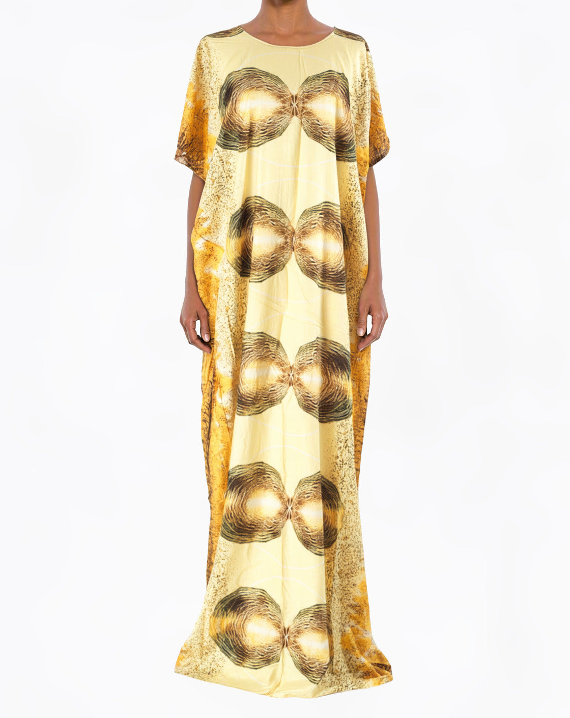 pastel yellow orbiting beauty Bati Dress