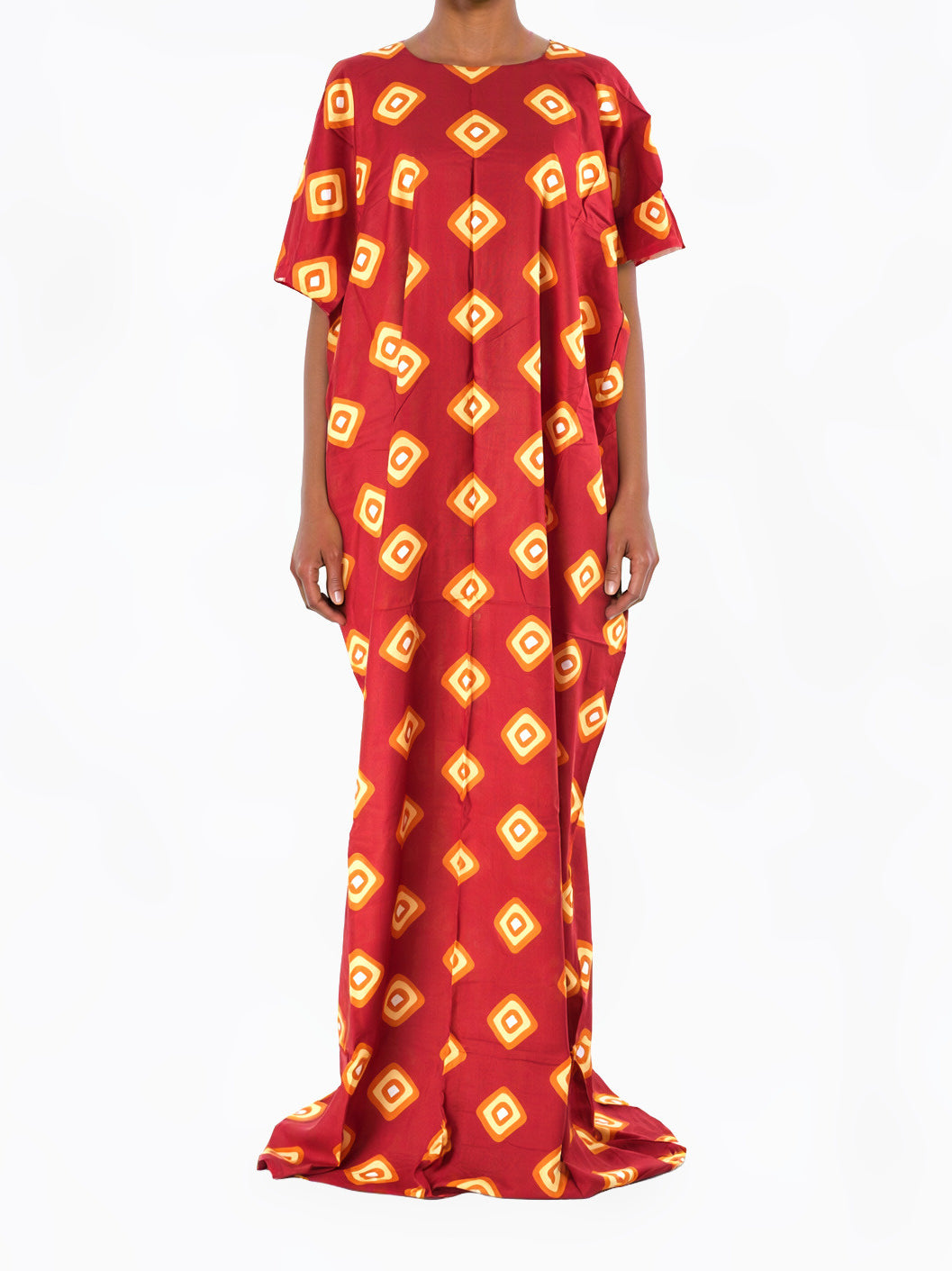 Red Aminah Bati Dress