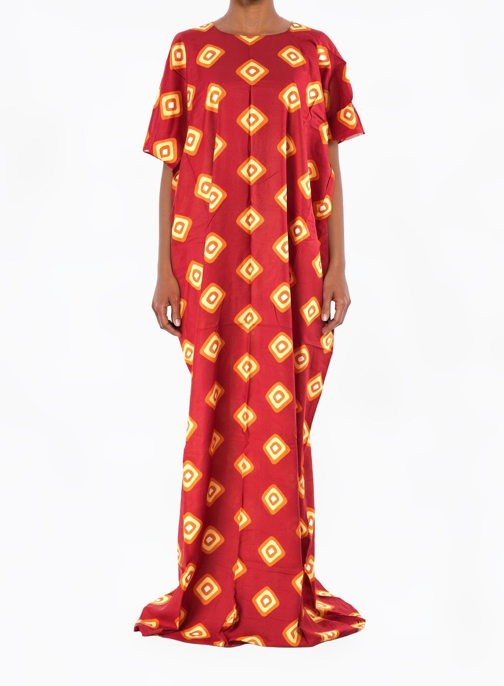 Red Aminah Bati Dress