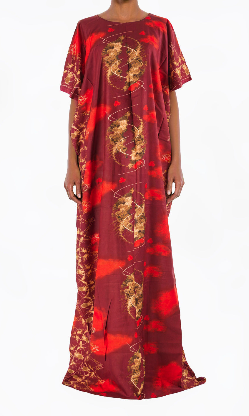 Red samiyaah Bati Dress