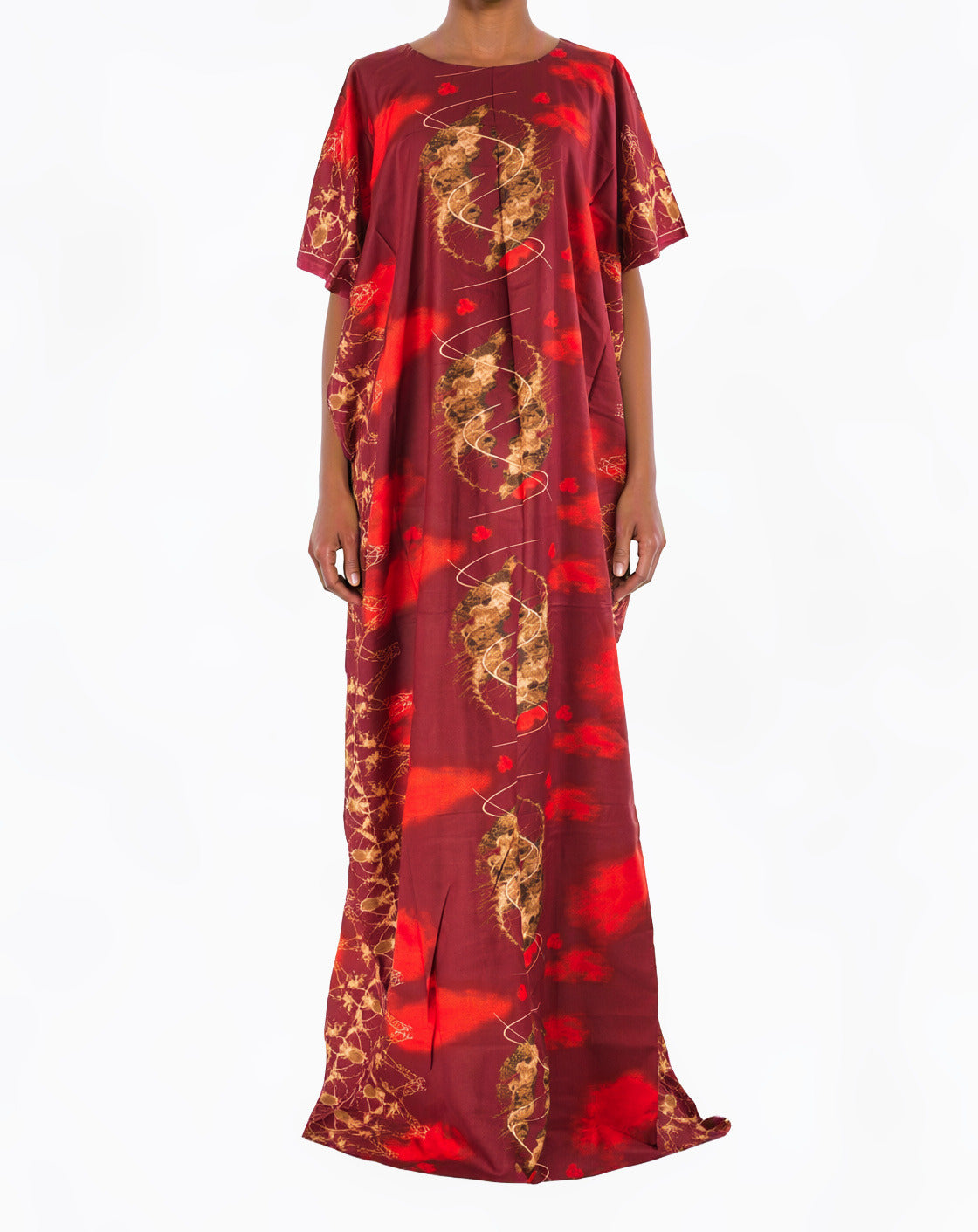 Red samiyaah Bati Dress