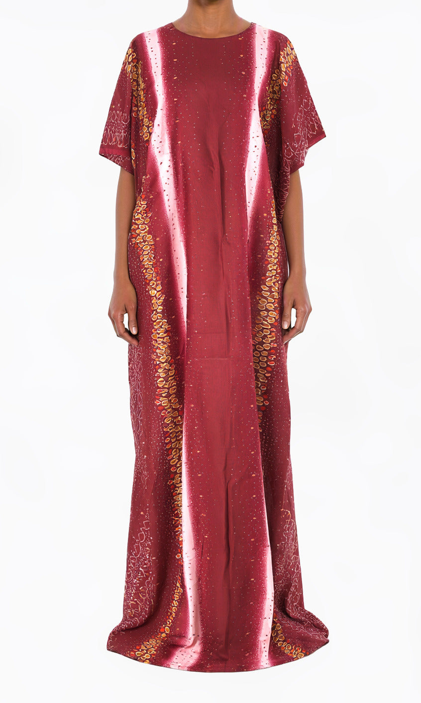 Ruby Radiance Bati Dress