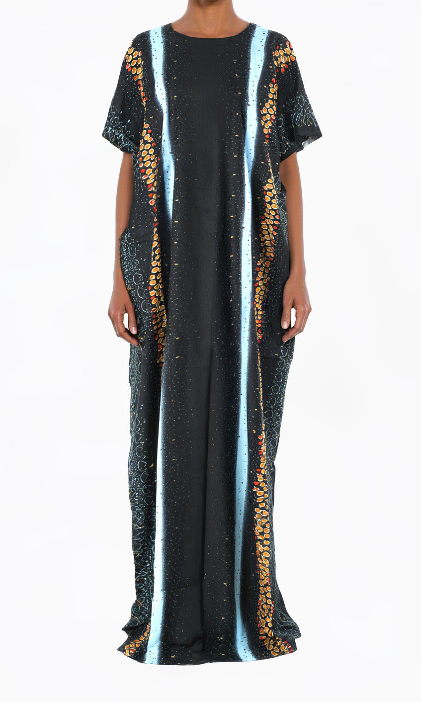 Sable Stripe Bati Dress