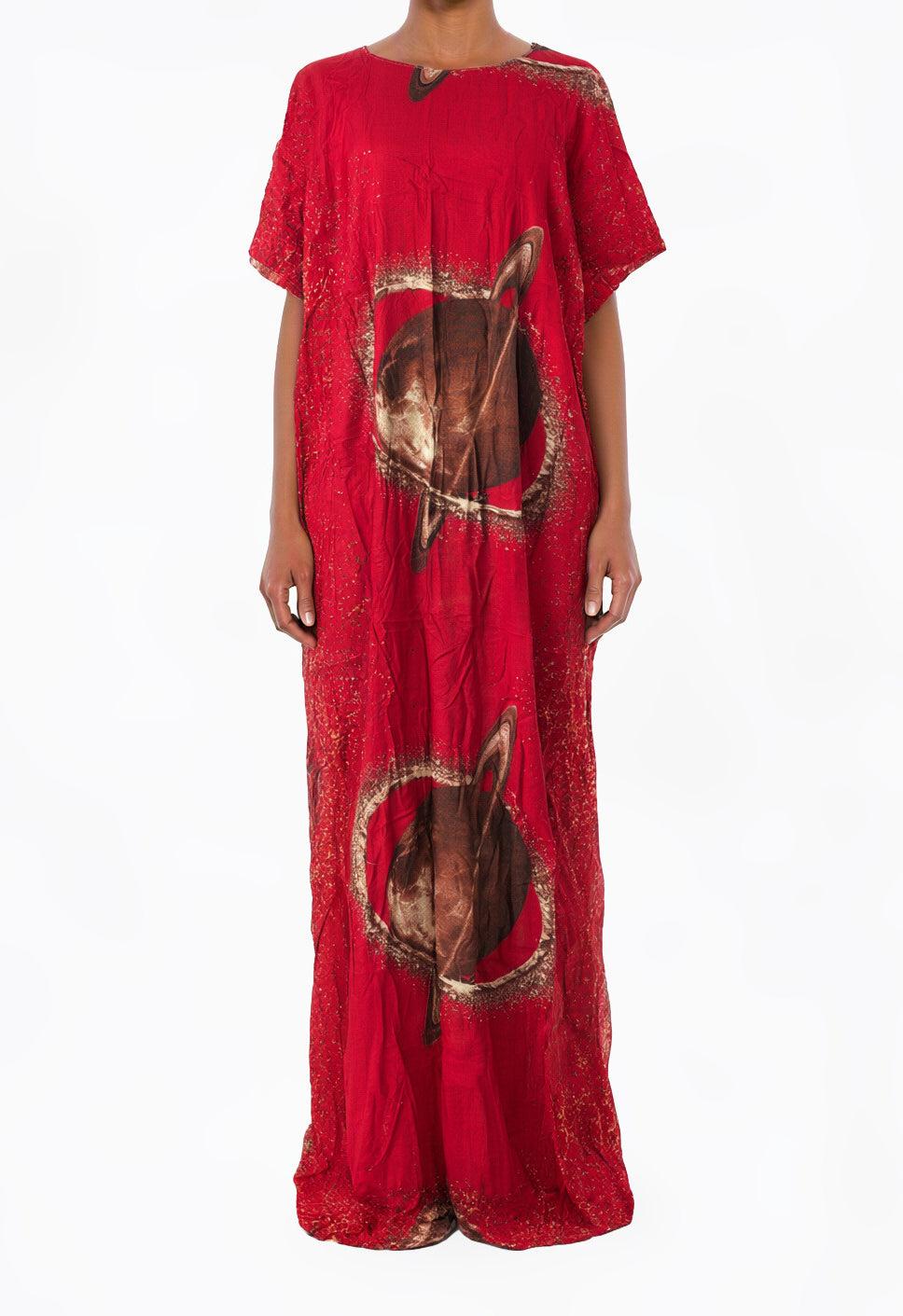 Red Saturn's Ember Bati Dress