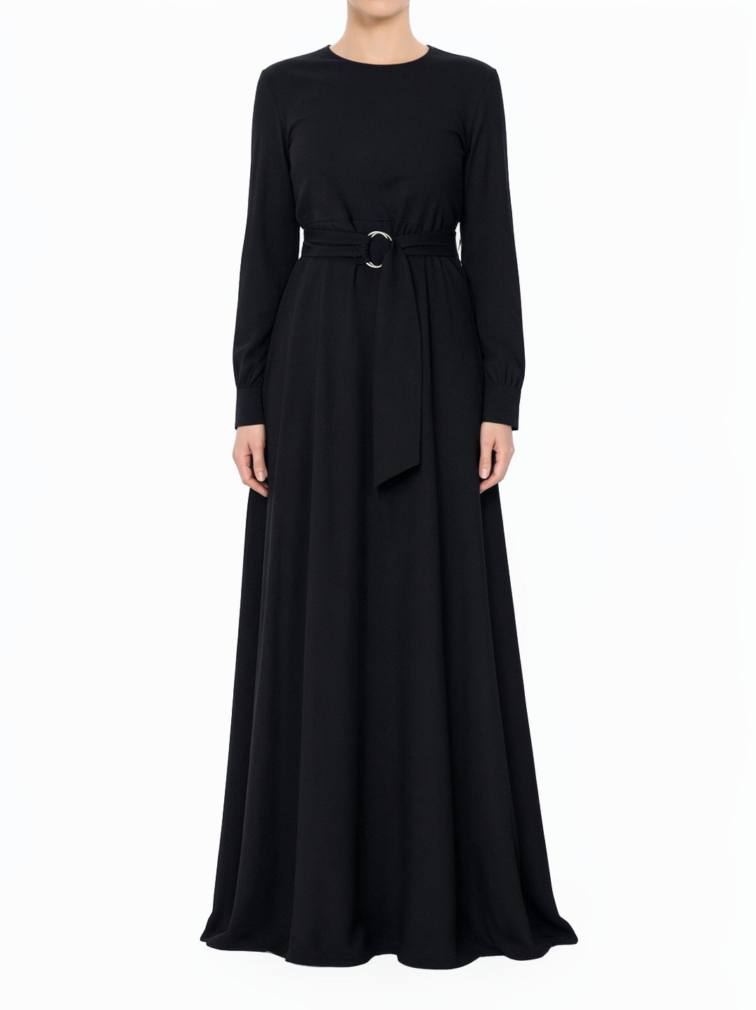 Black Simple and Chic Modest maxi dress