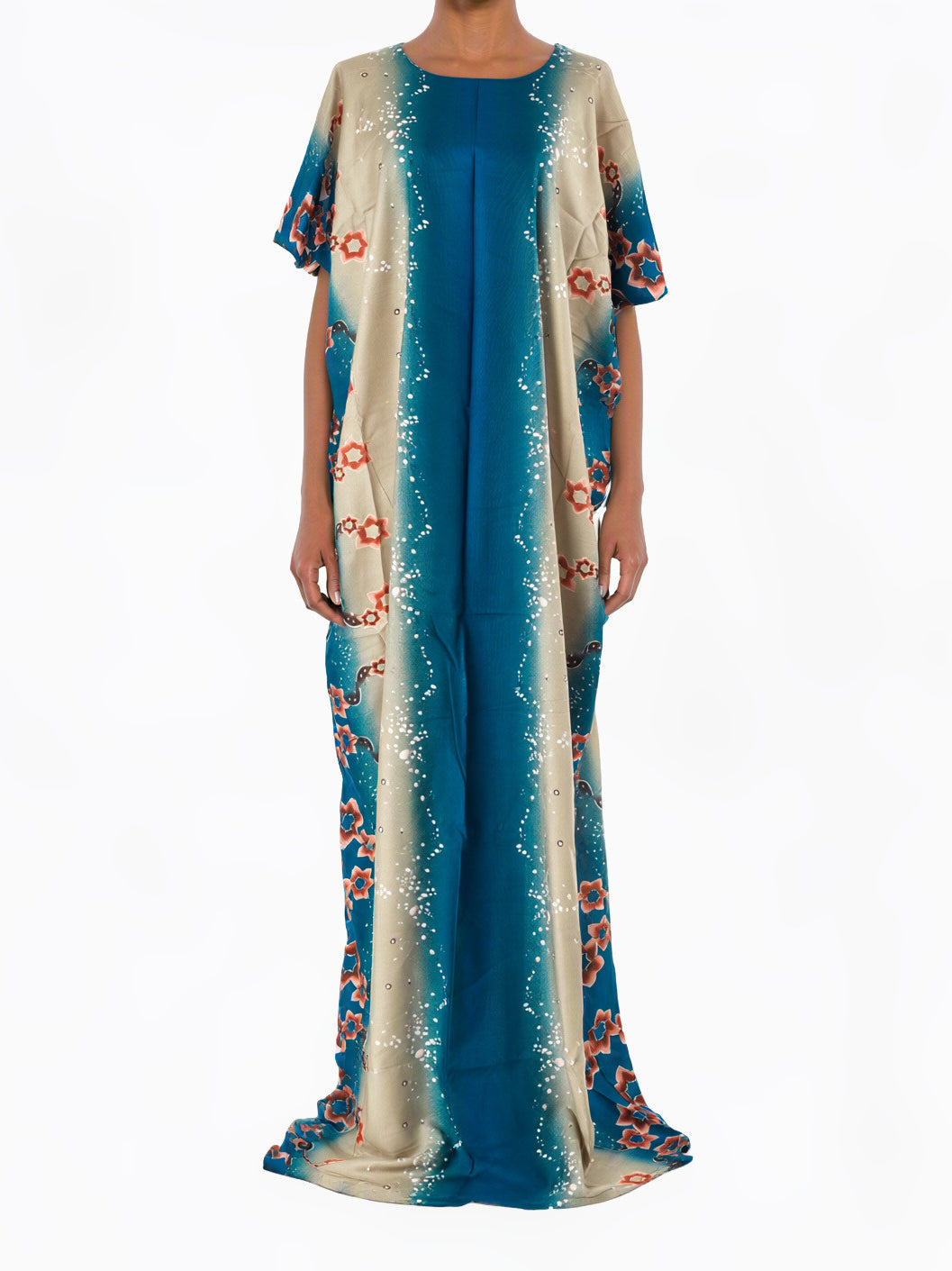 Teal Horizon Bati Dress