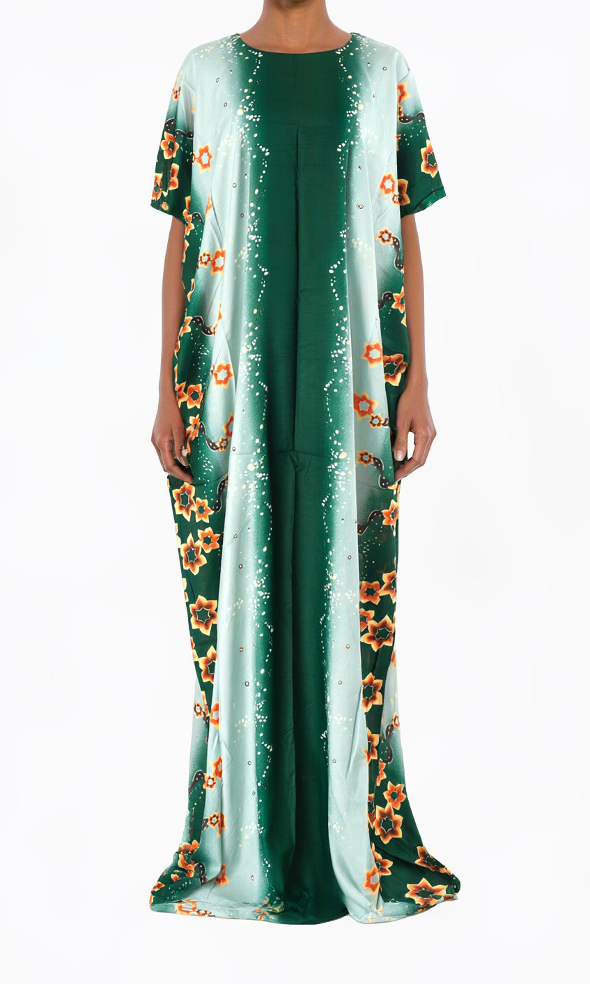 Verdant Vignette Bati Dress