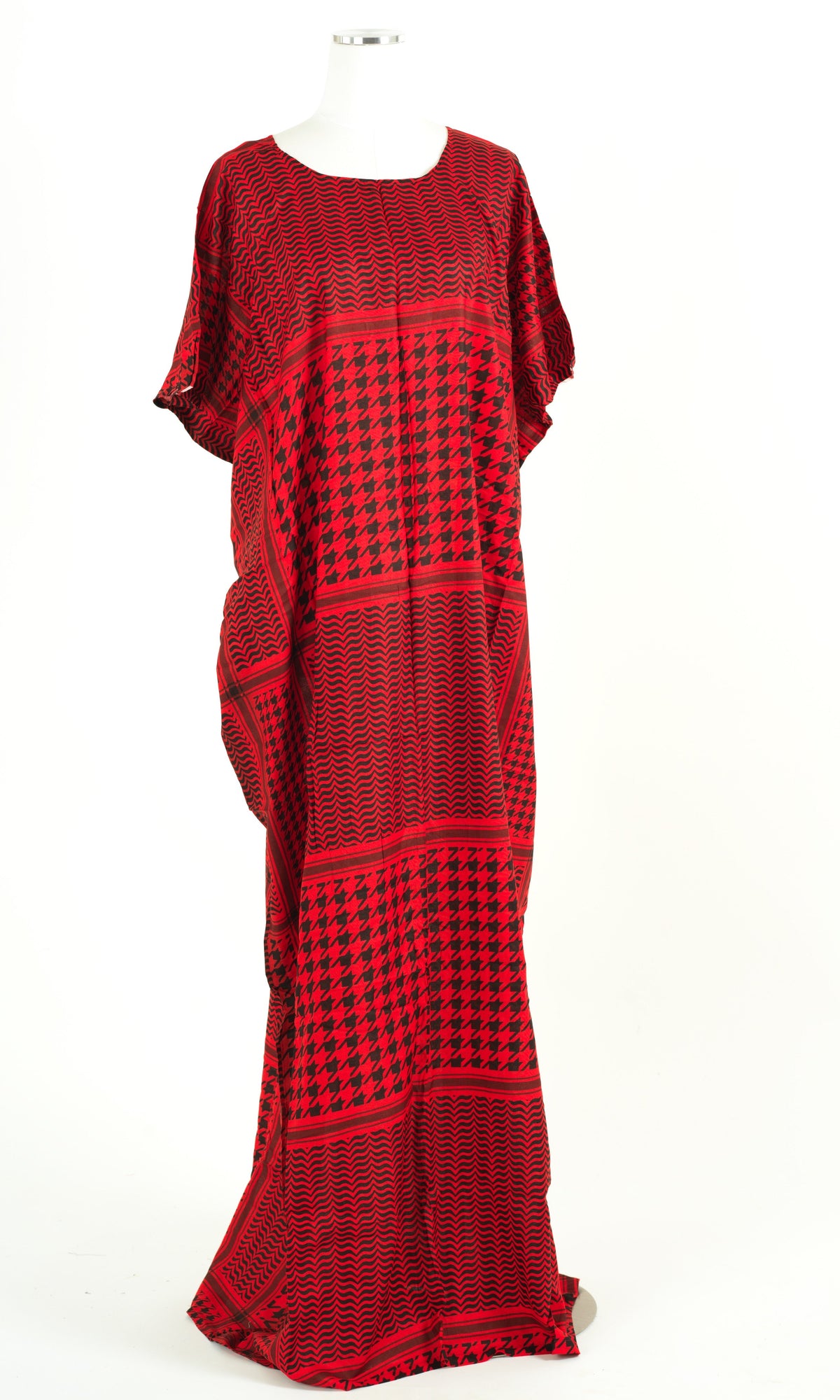 Houndstooth bati dress Kabayare