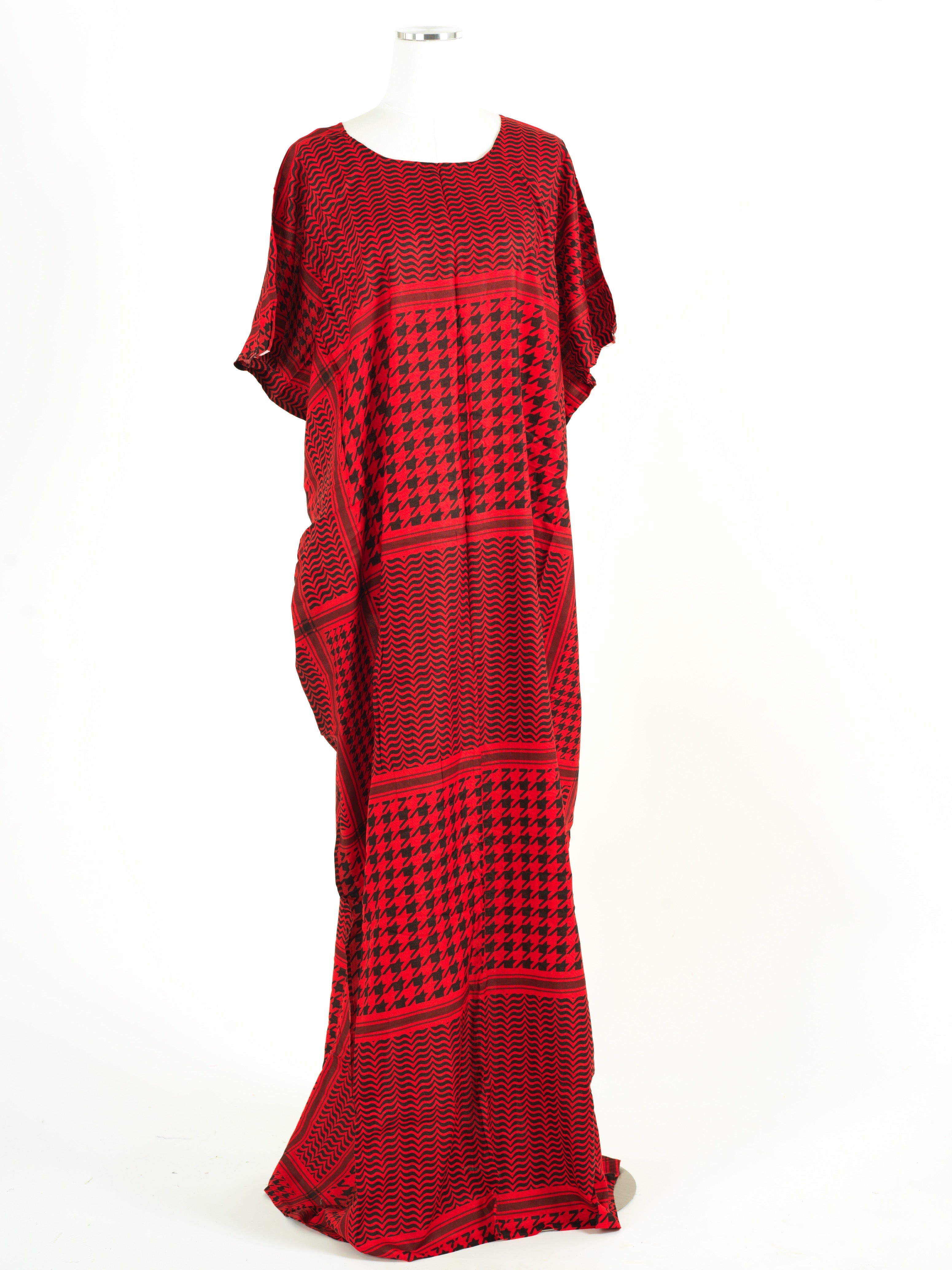 Houndstooth bati dress Kabayare