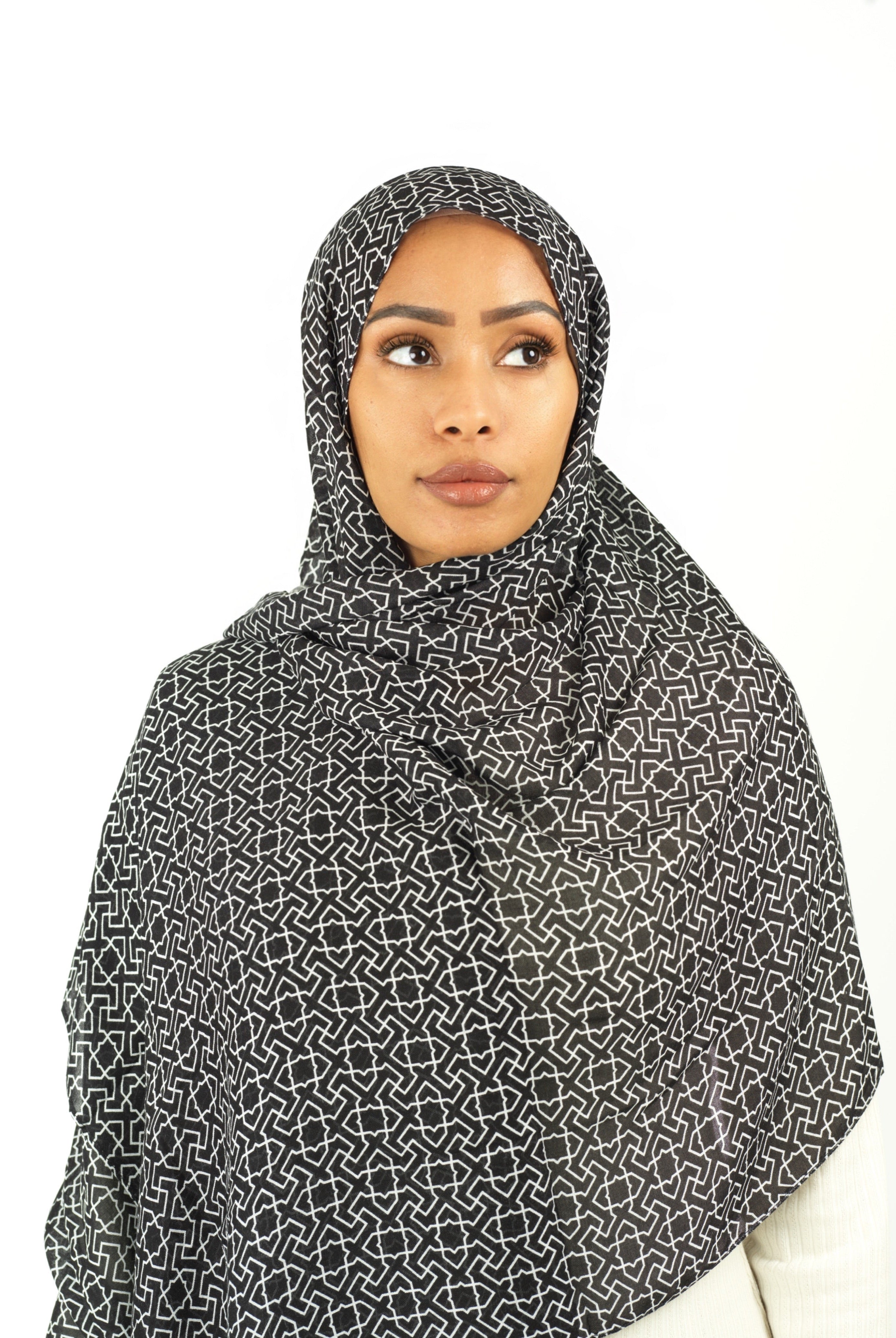 Ilham modal print hijab Kabayare
