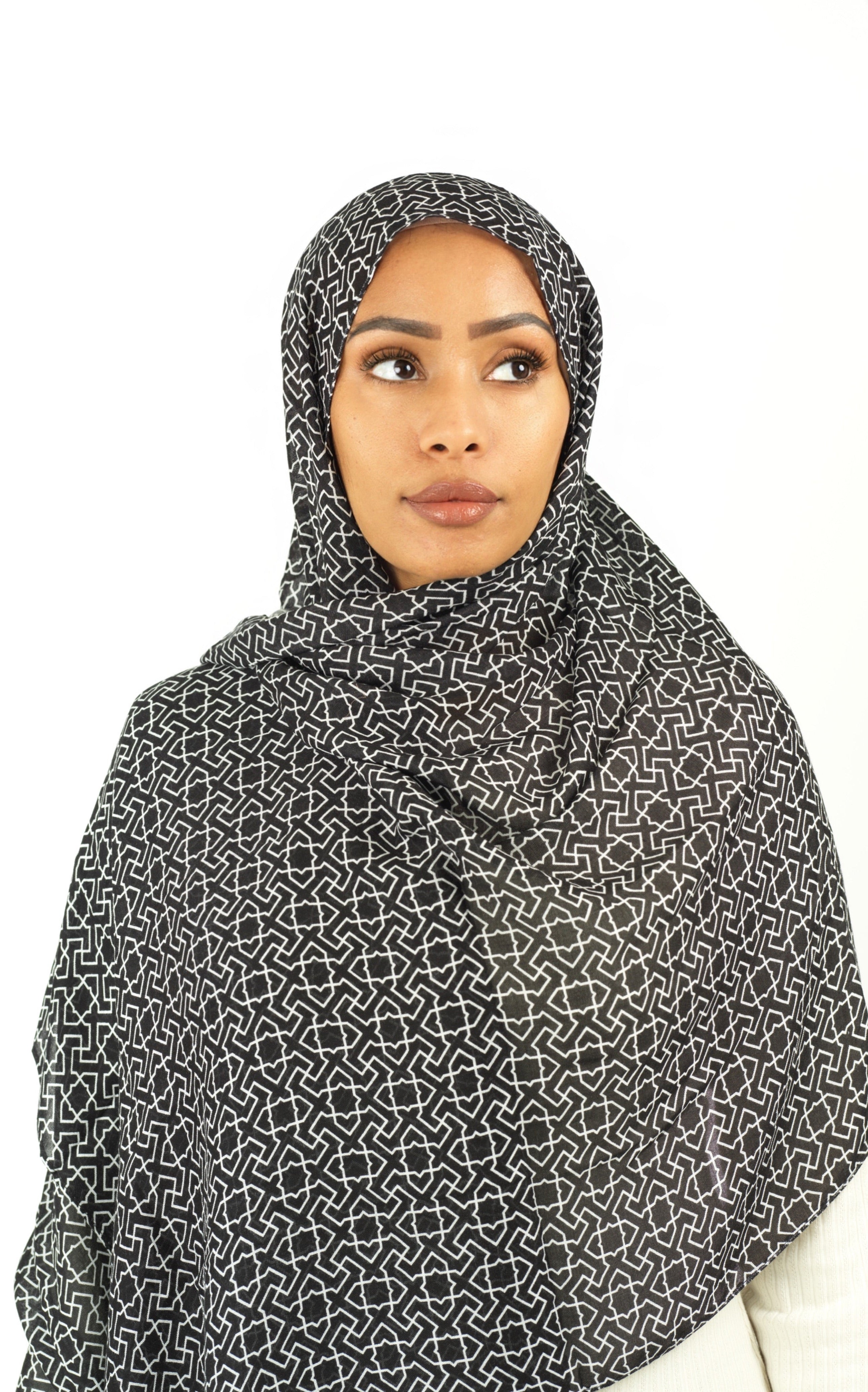 Ilham modal print hijab Kabayare