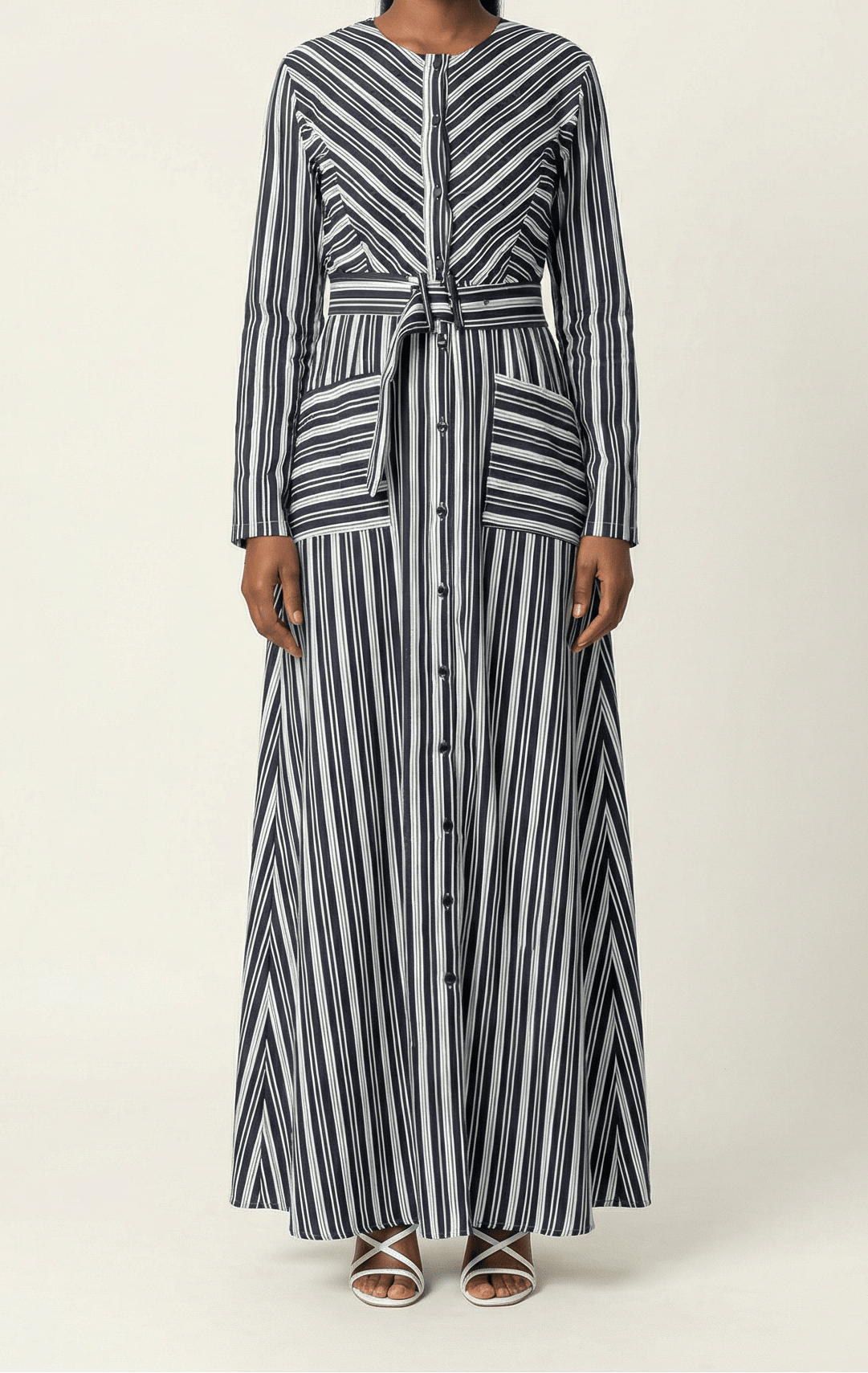 Impressive stripped maxi dress Kabayare