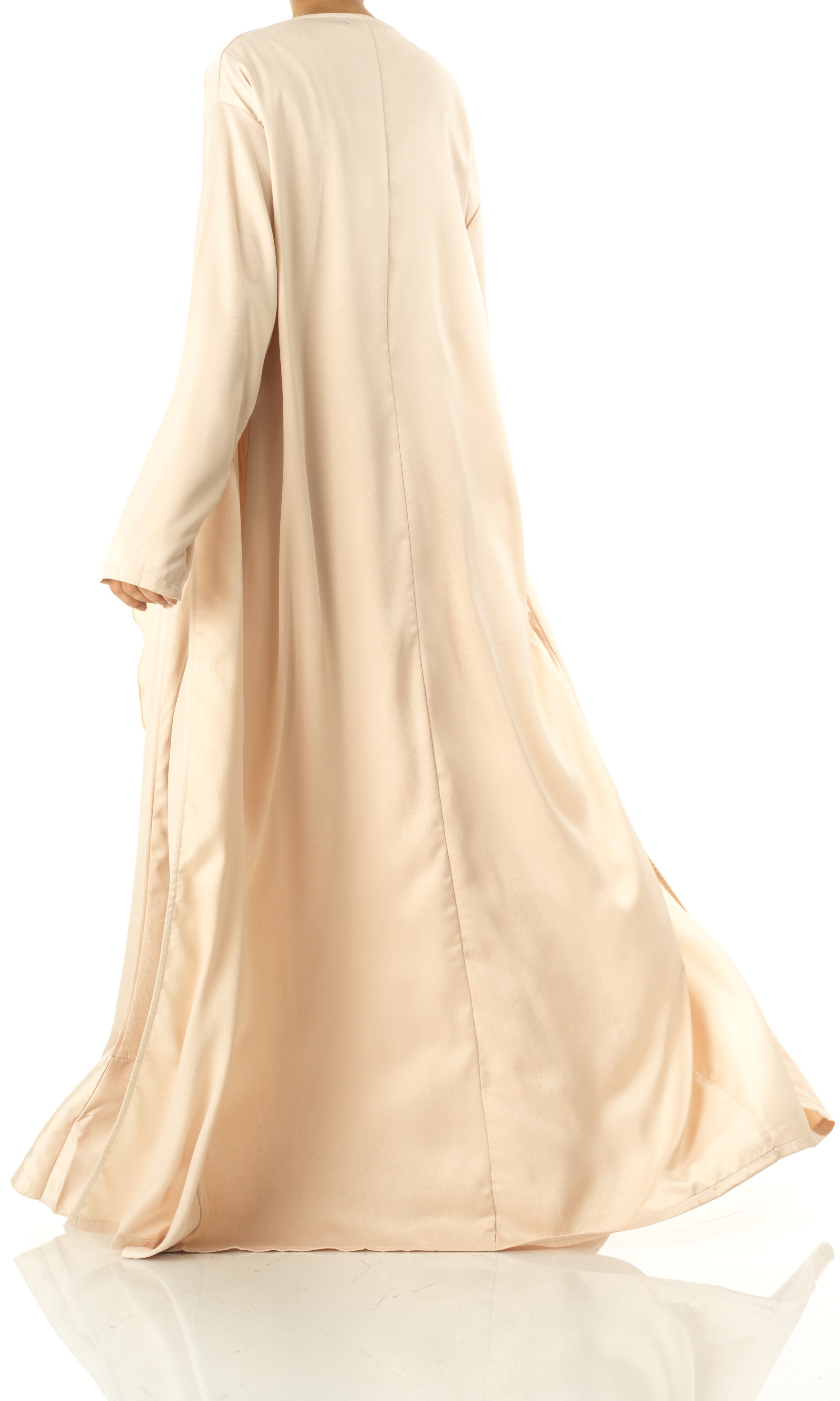 Ivory Pearl Princess Jasmine satin kimono two-piece set Kabayare