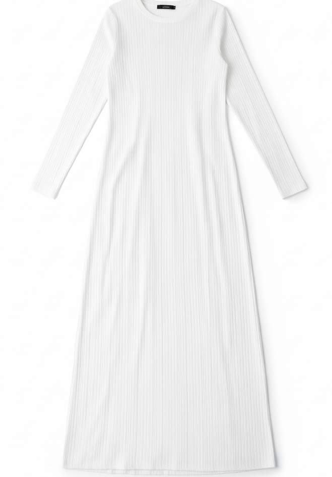 Julia Ribbed Round Neck maxi dress Kabayare