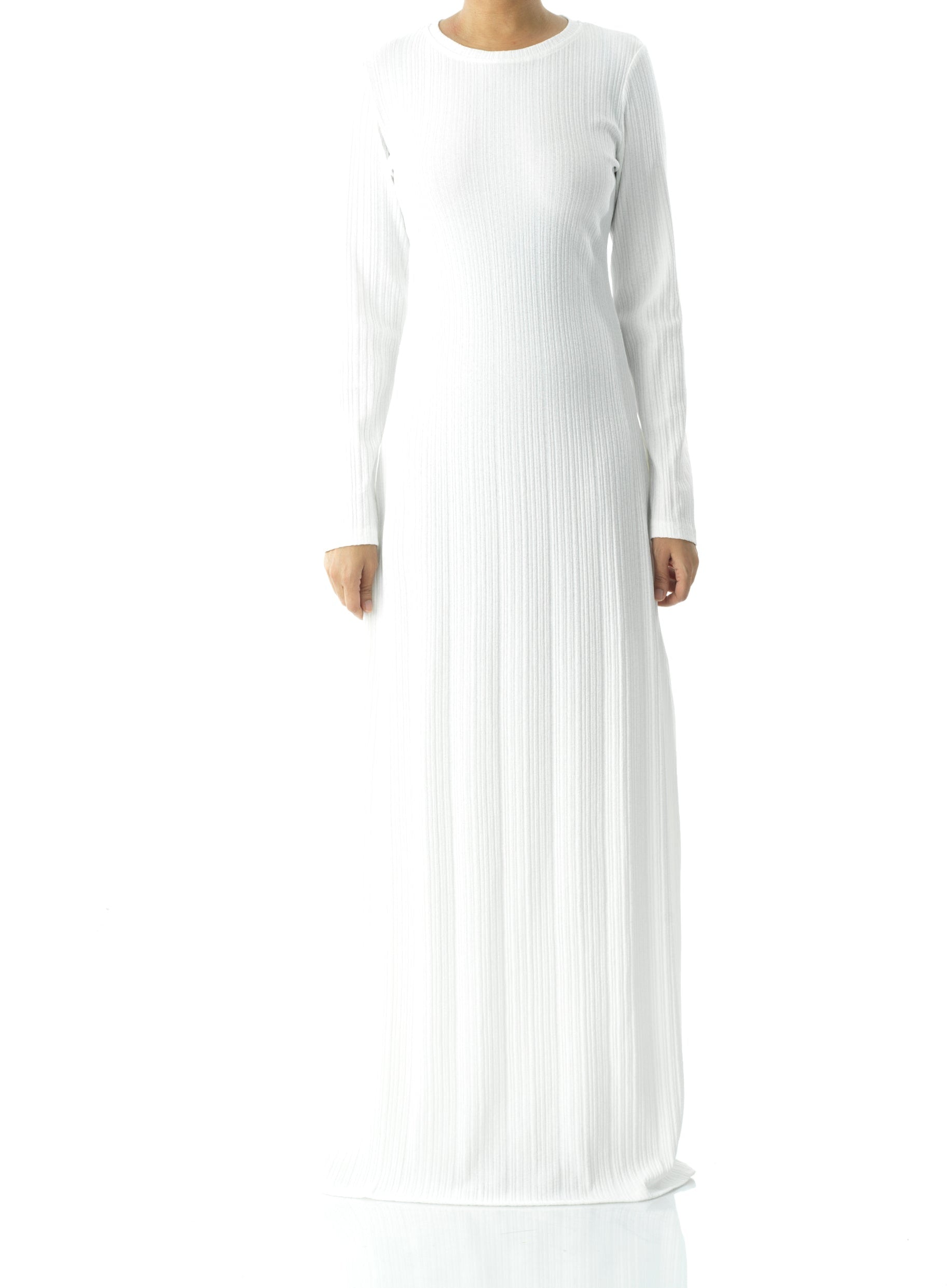 Julia Ribbed Round Neck maxi dress Kabayare