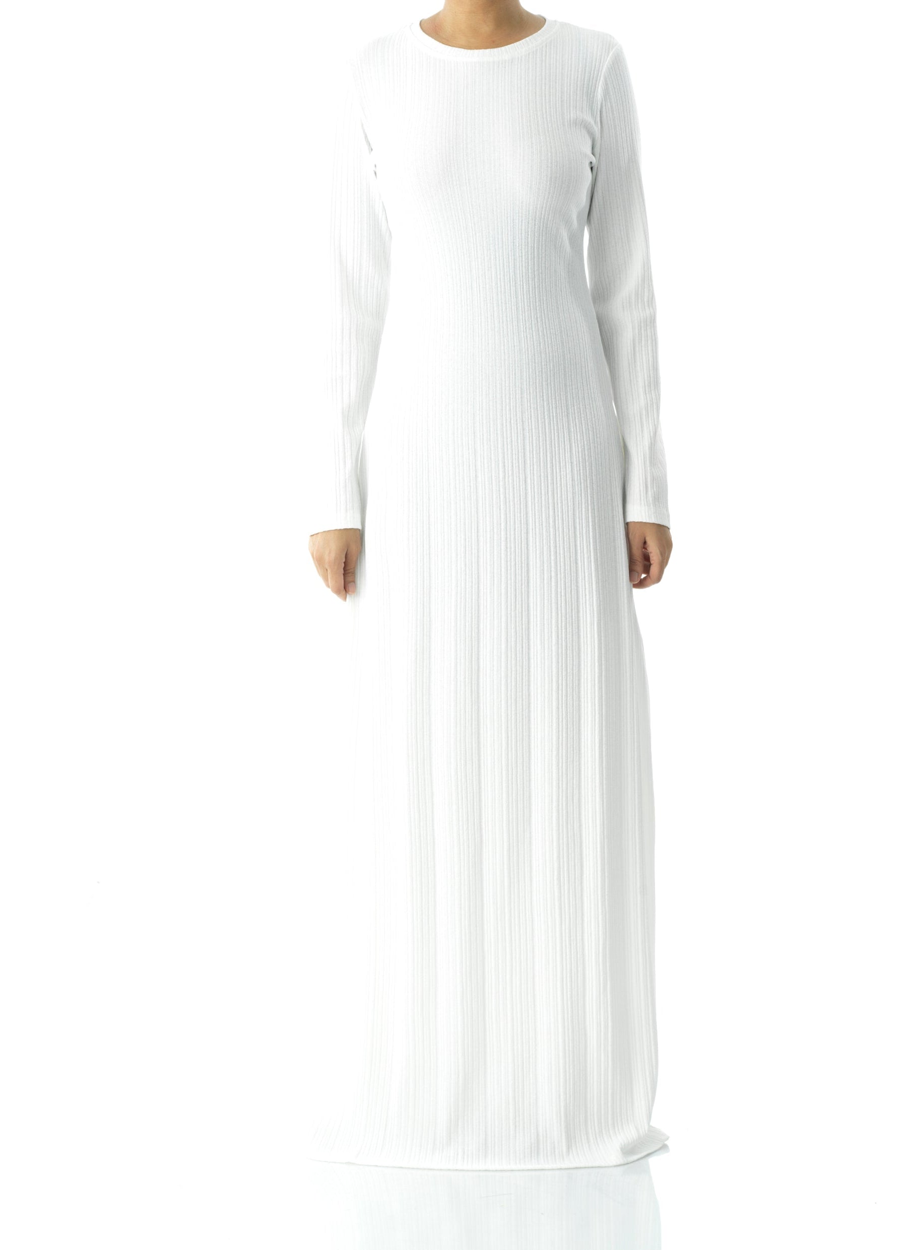 Julia Ribbed Round Neck maxi dress Kabayare