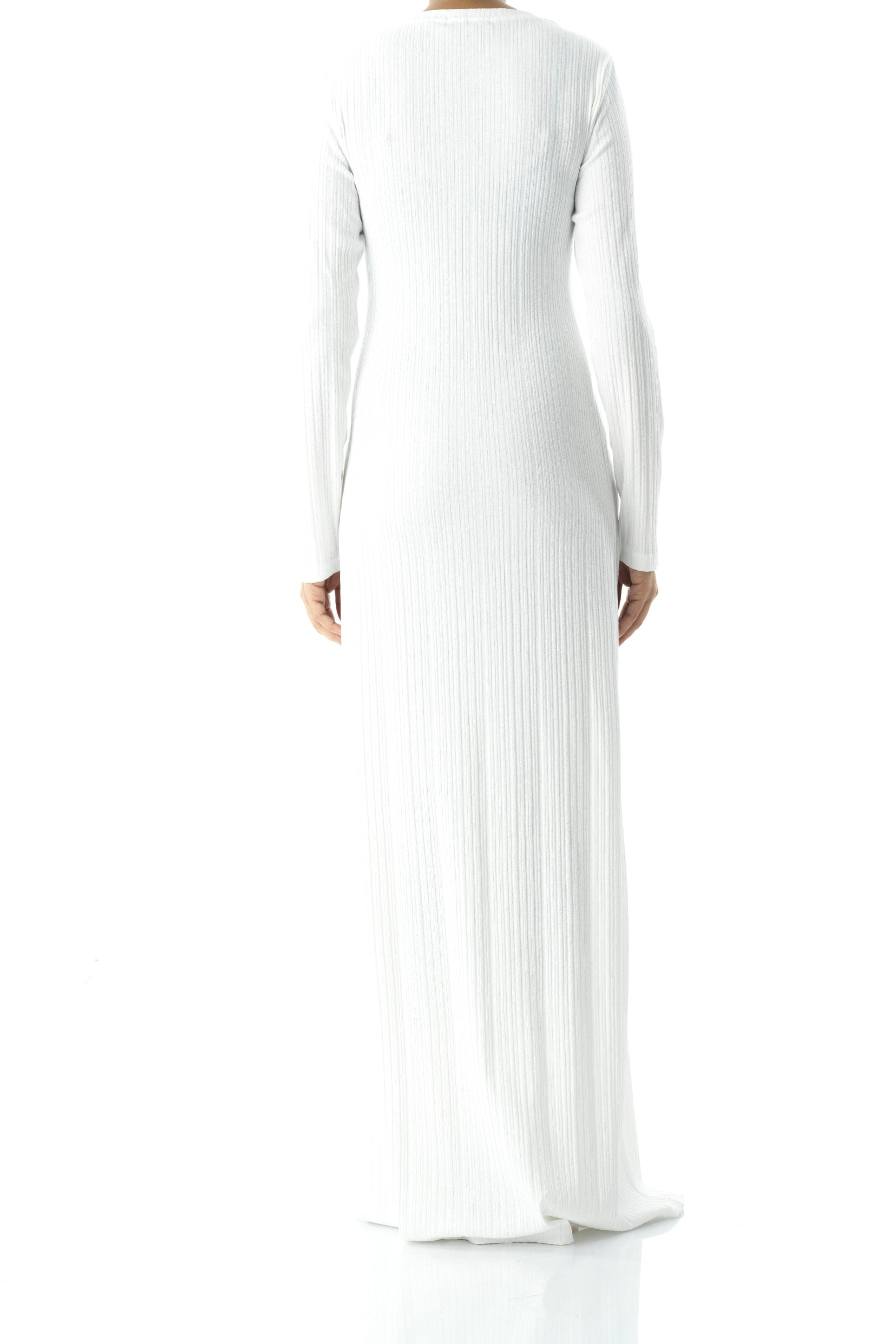 Julia Ribbed Round Neck maxi dress Kabayare
