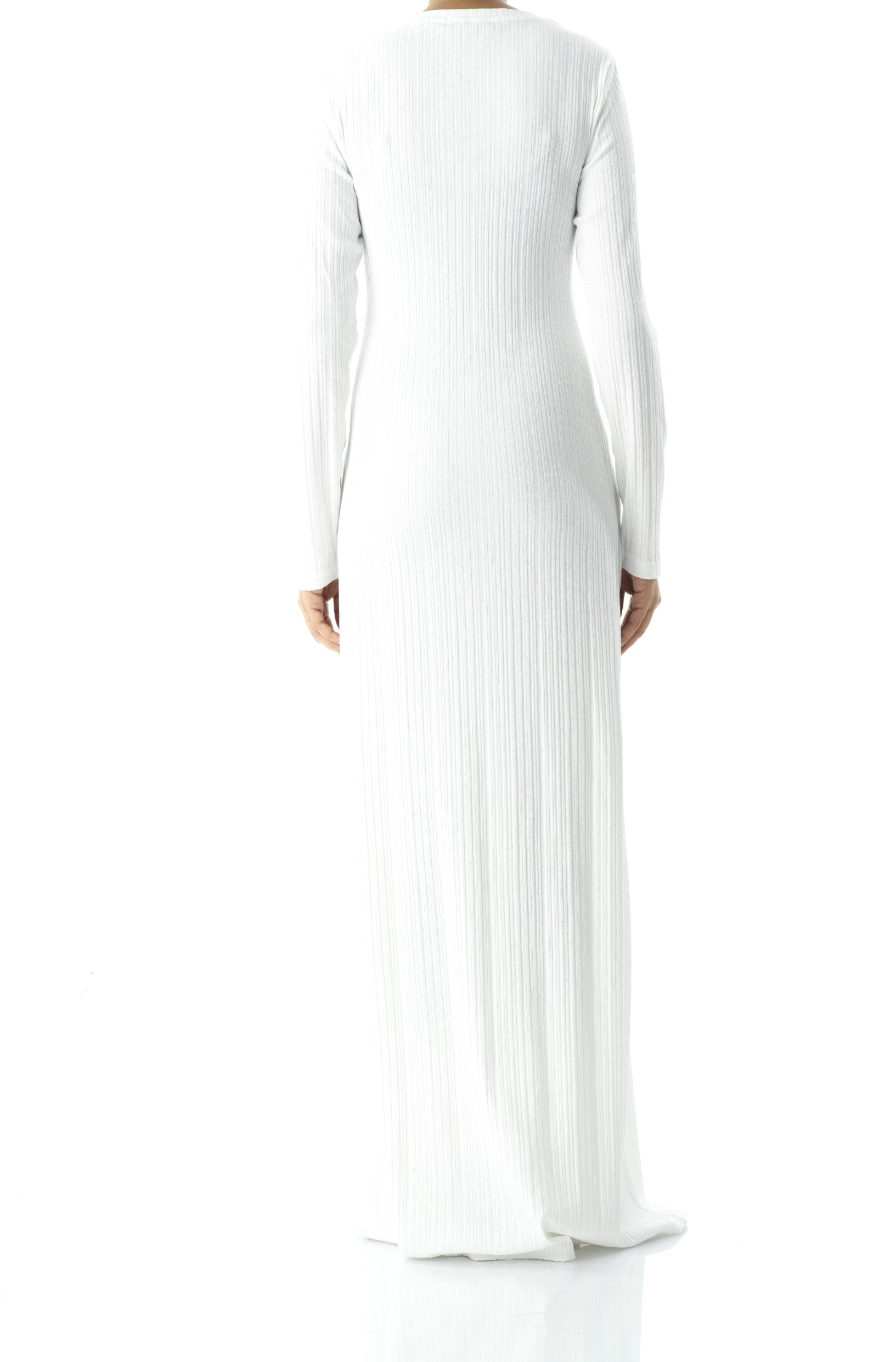 Julia Ribbed Round Neck maxi dress Kabayare