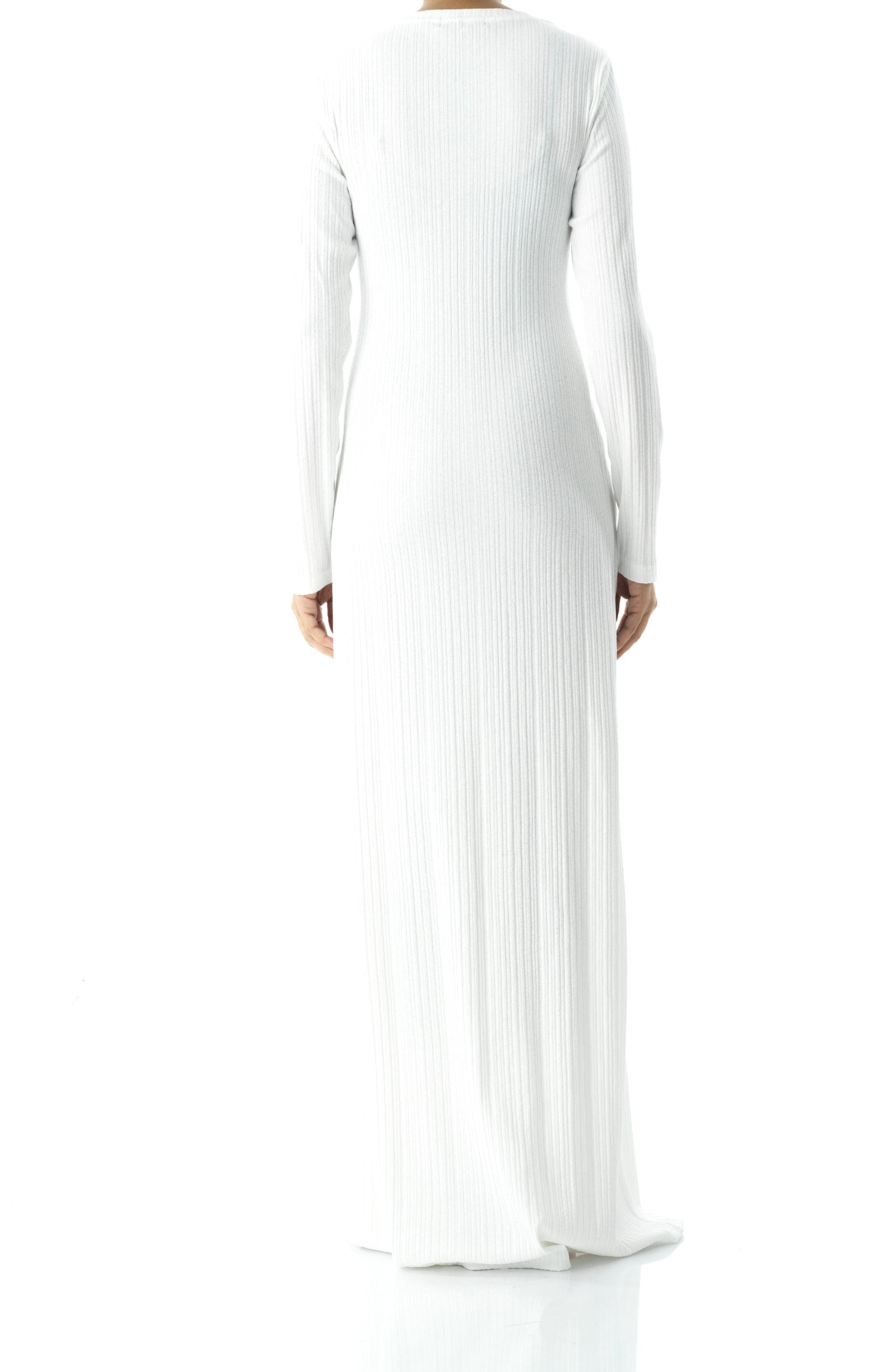 Julia Ribbed Round Neck maxi dress Kabayare