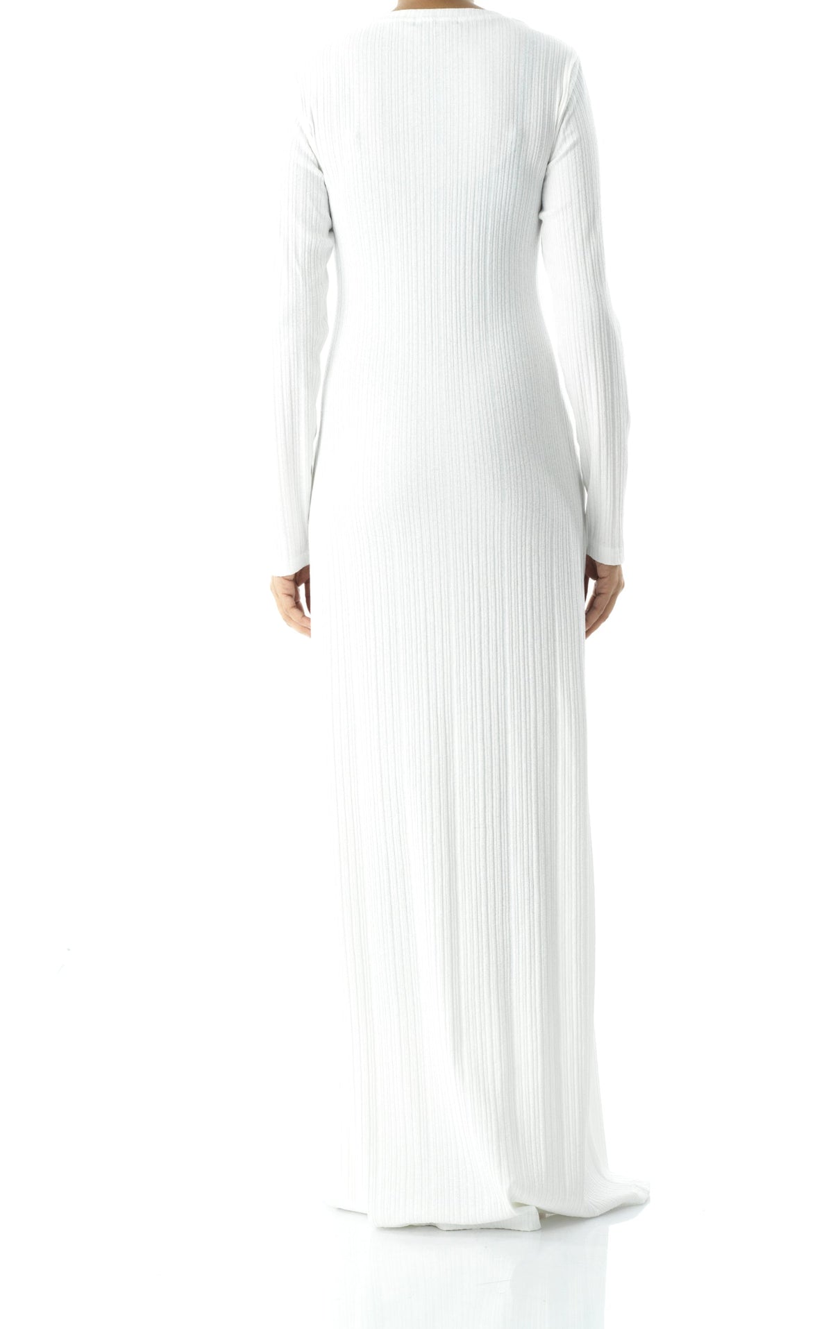 Julia Ribbed Round Neck maxi dress Kabayare