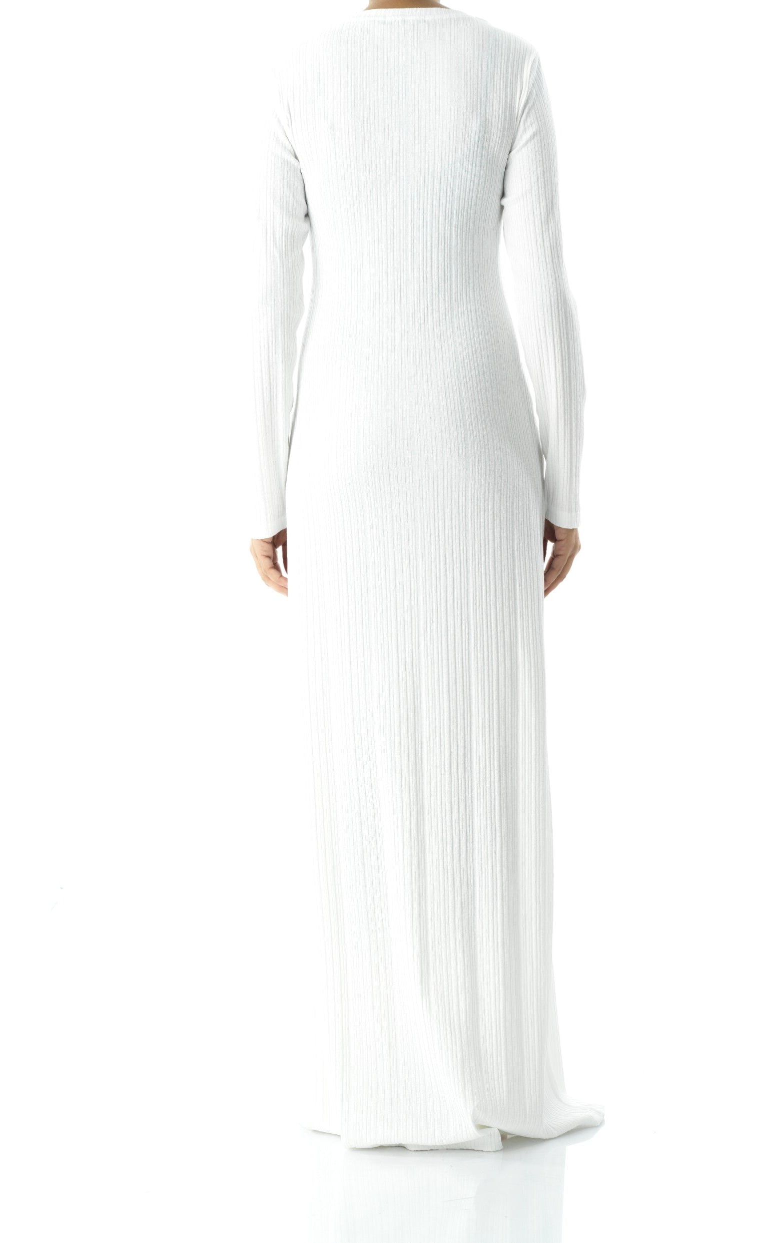 Julia Ribbed Round Neck maxi dress Kabayare
