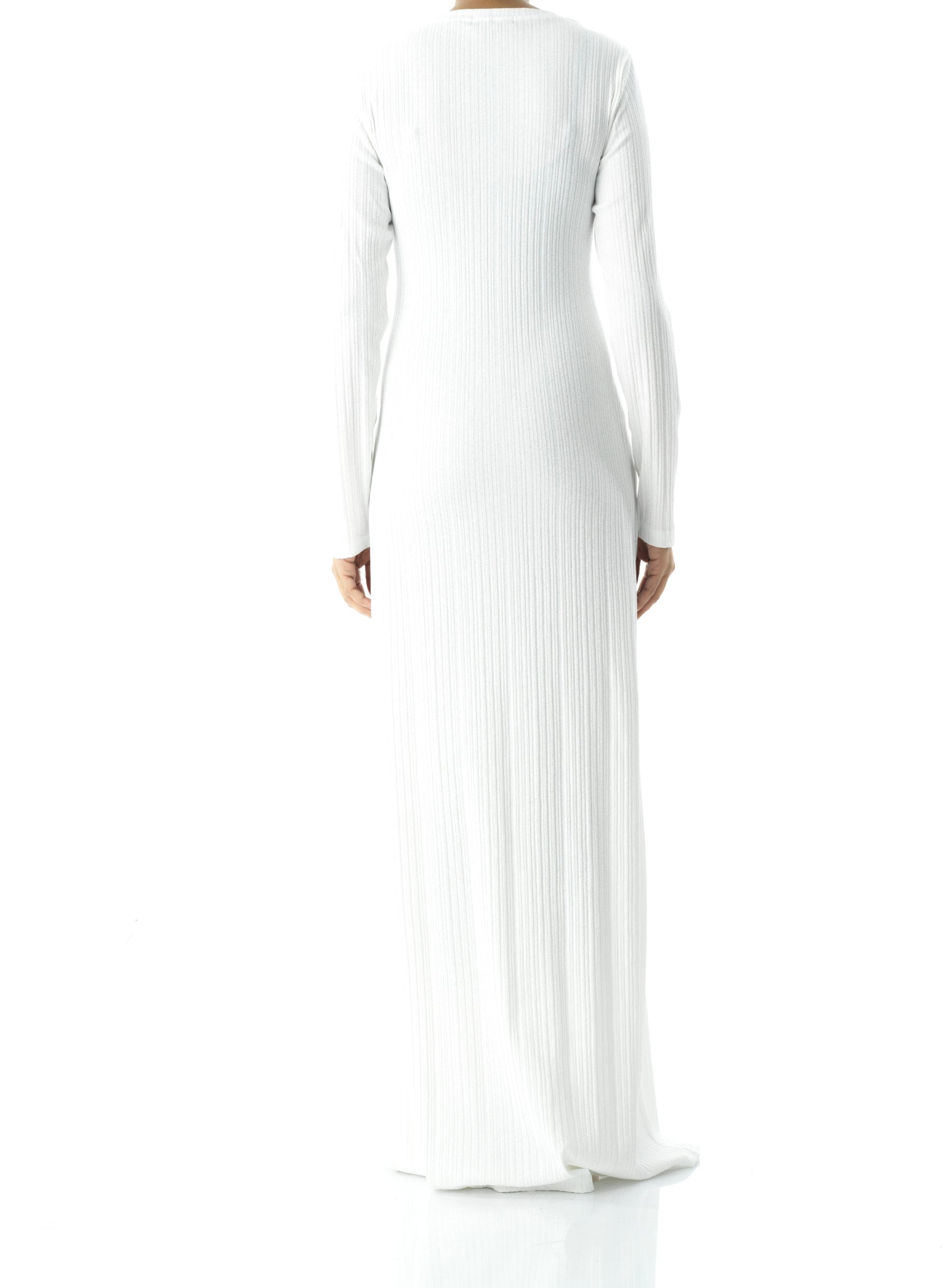 Julia Ribbed Round Neck maxi dress Kabayare