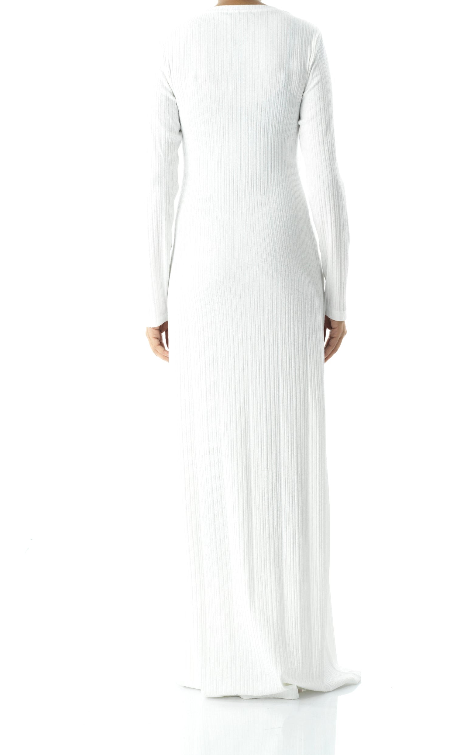 Julia Ribbed Round Neck maxi dress Kabayare
