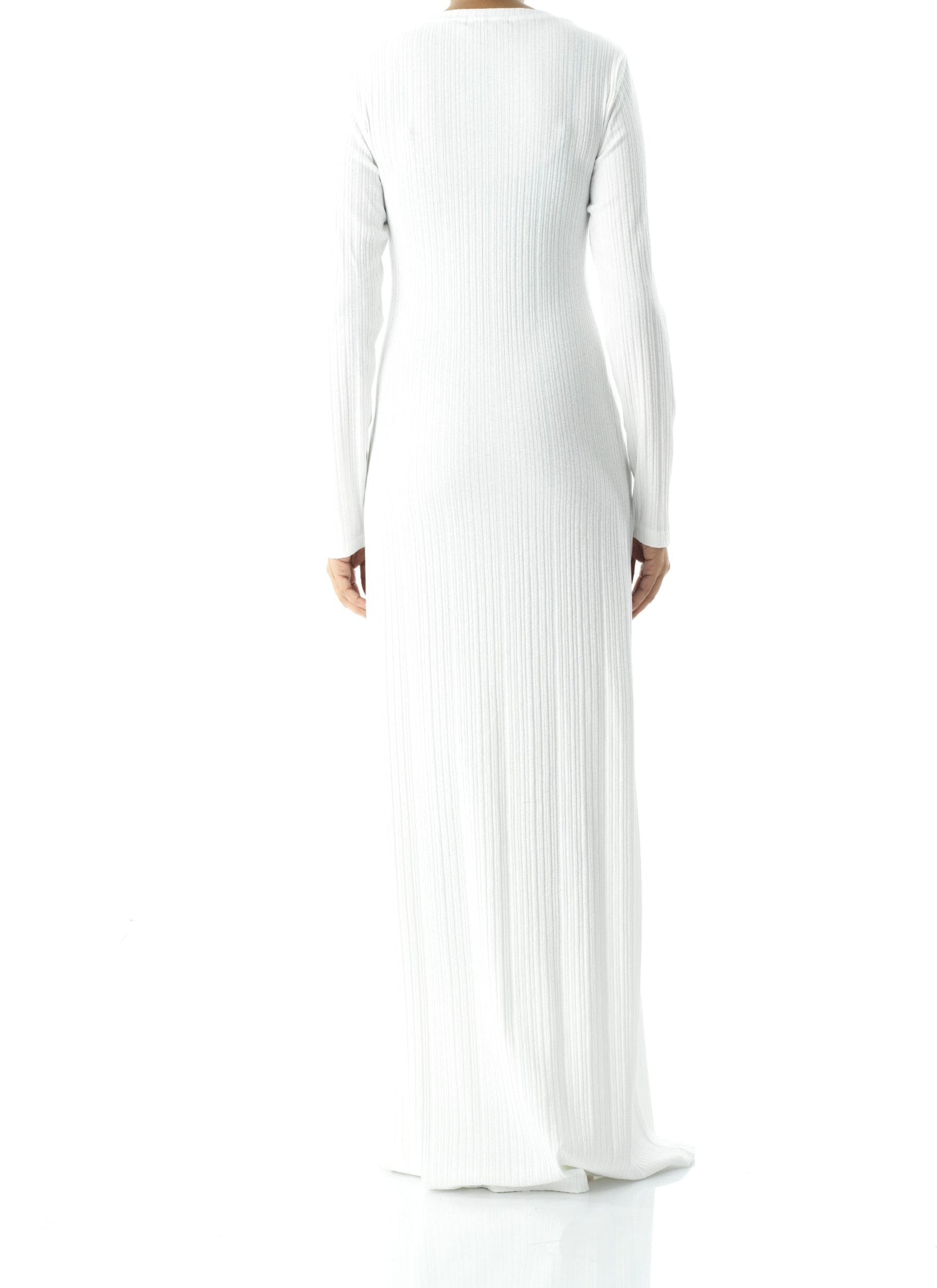 Julia Ribbed Round Neck maxi dress Kabayare