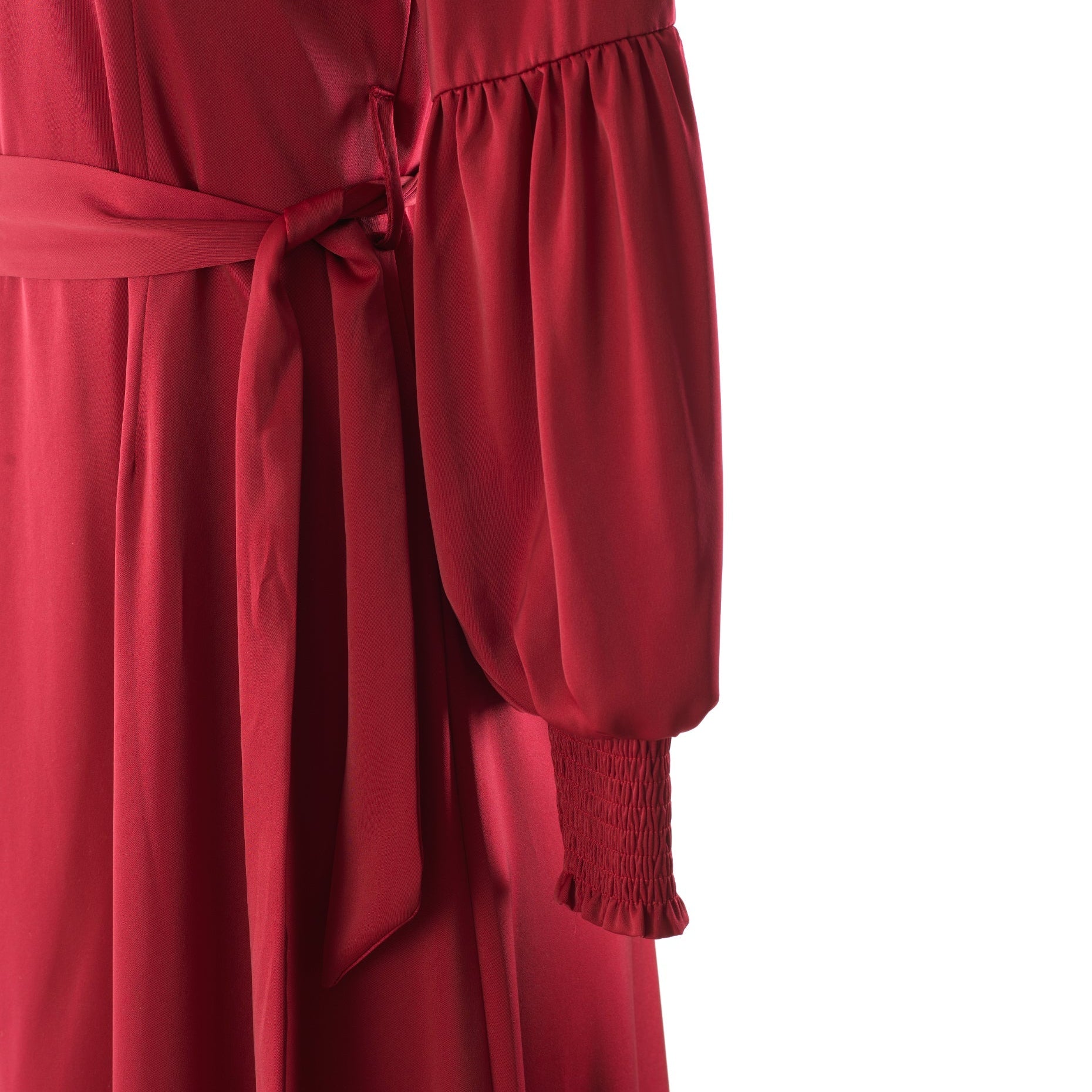 Known To Be Classy Satin Long sleeve Maxi dress Kabayare