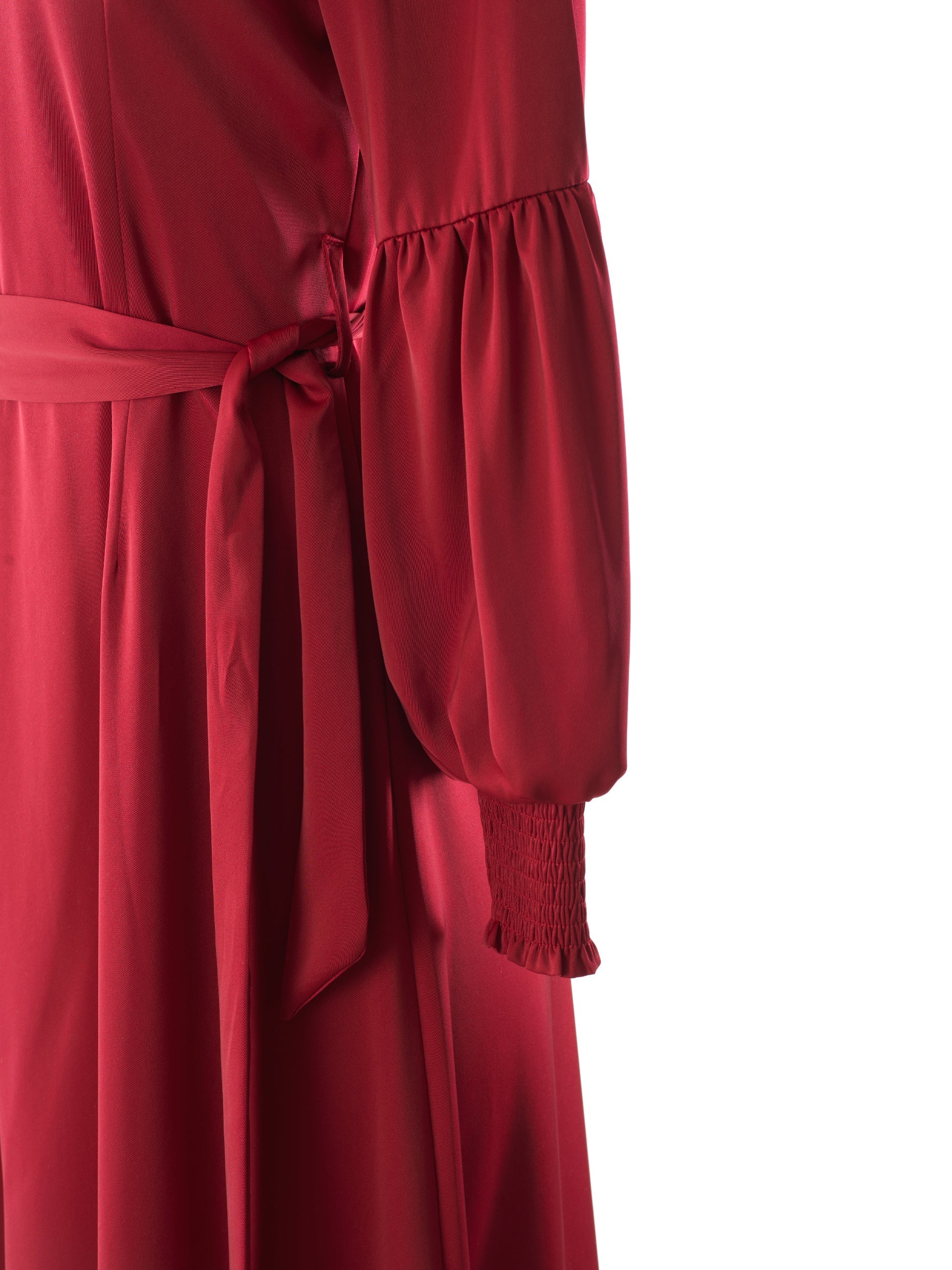 Known To Be Classy Satin Long sleeve Maxi dress Kabayare