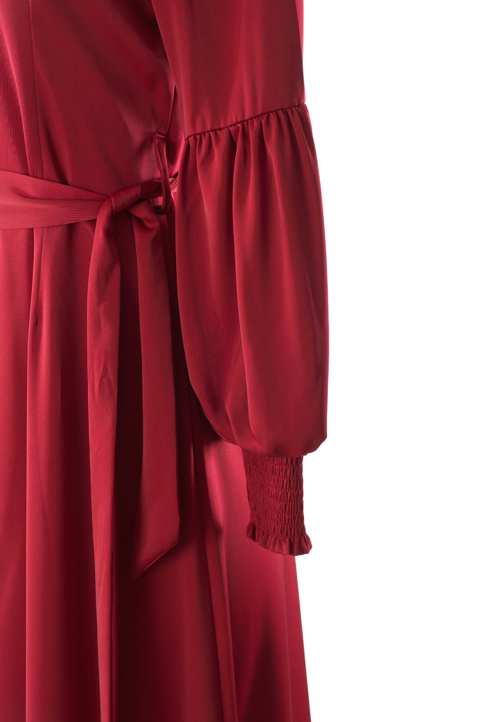 Known To Be Classy Satin Long sleeve Maxi dress Kabayare