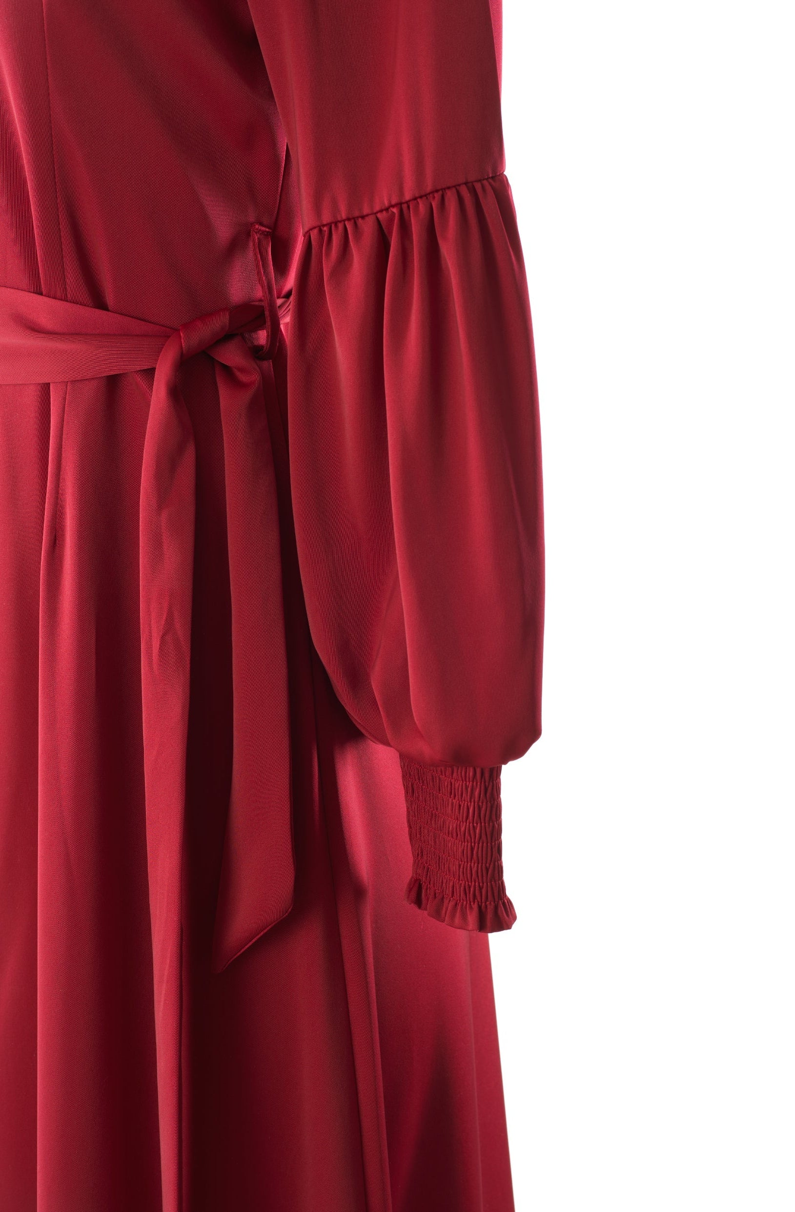 Known To Be Classy Satin Long sleeve Maxi dress Kabayare