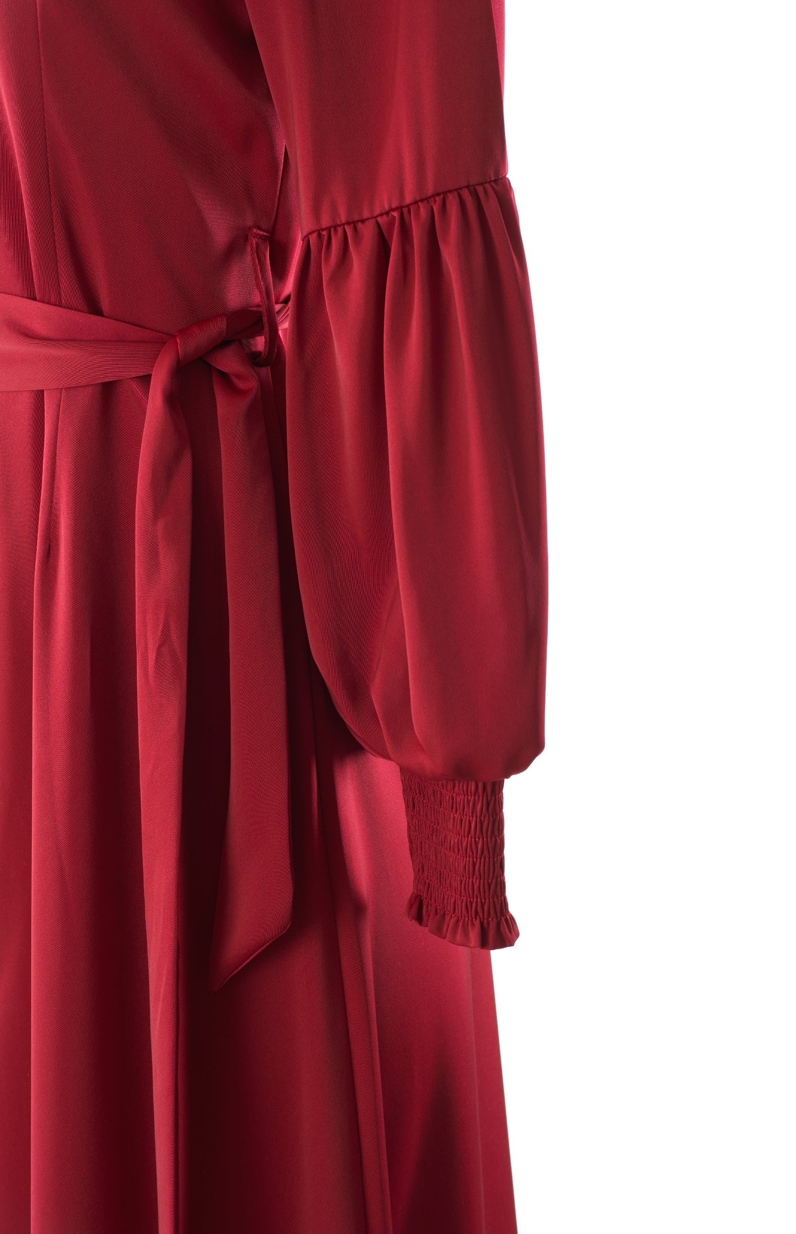 Known To Be Classy Satin Long sleeve Maxi dress Kabayare