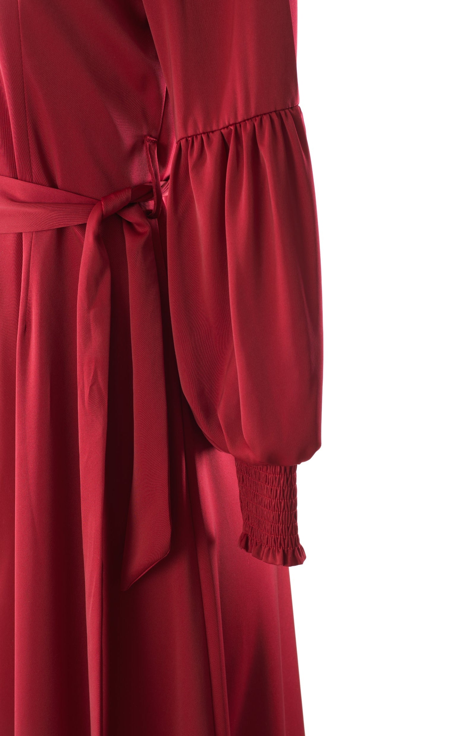 Known To Be Classy Satin Long sleeve Maxi dress Kabayare