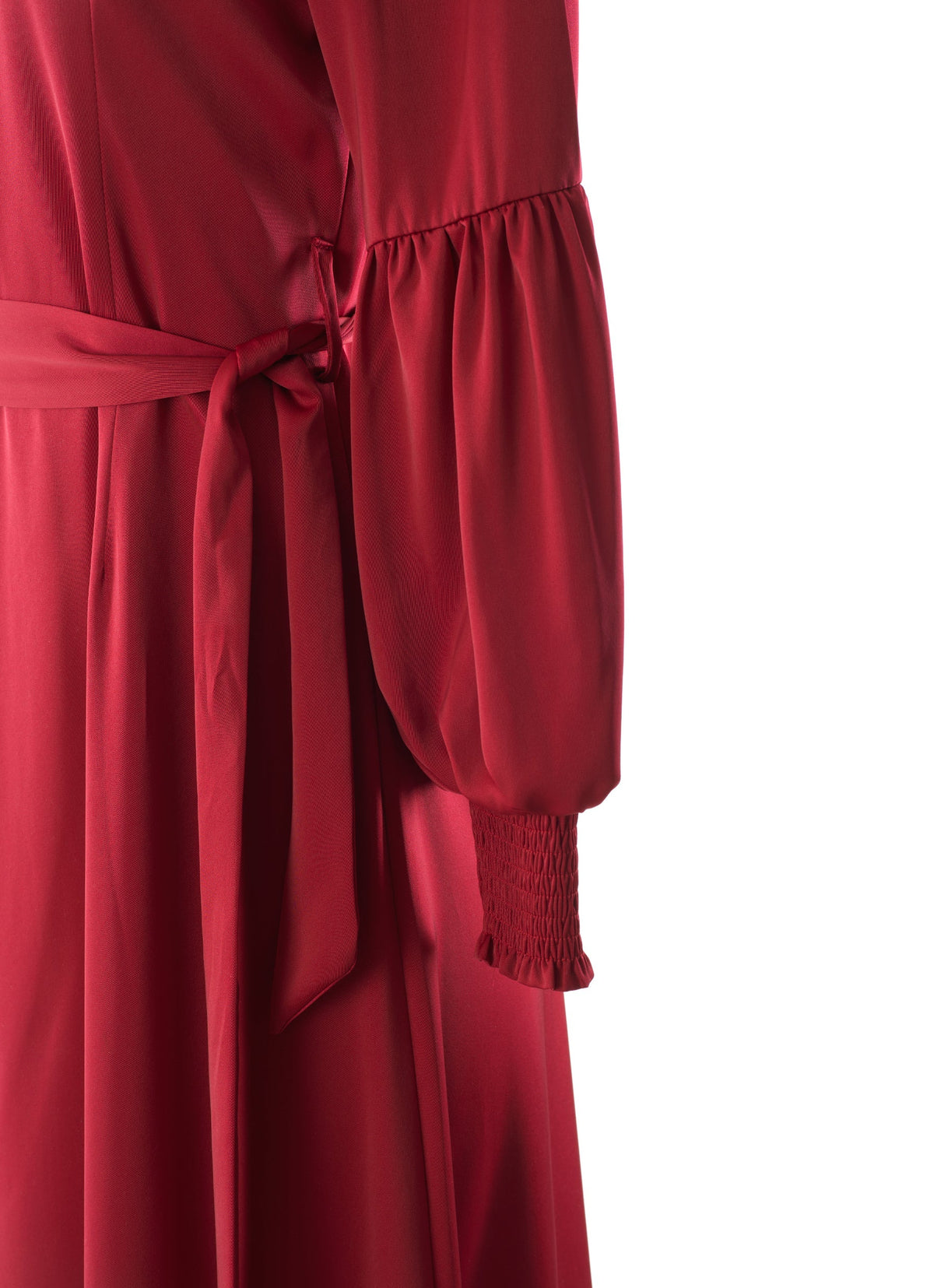 Known To Be Classy Satin Long sleeve Maxi dress Kabayare