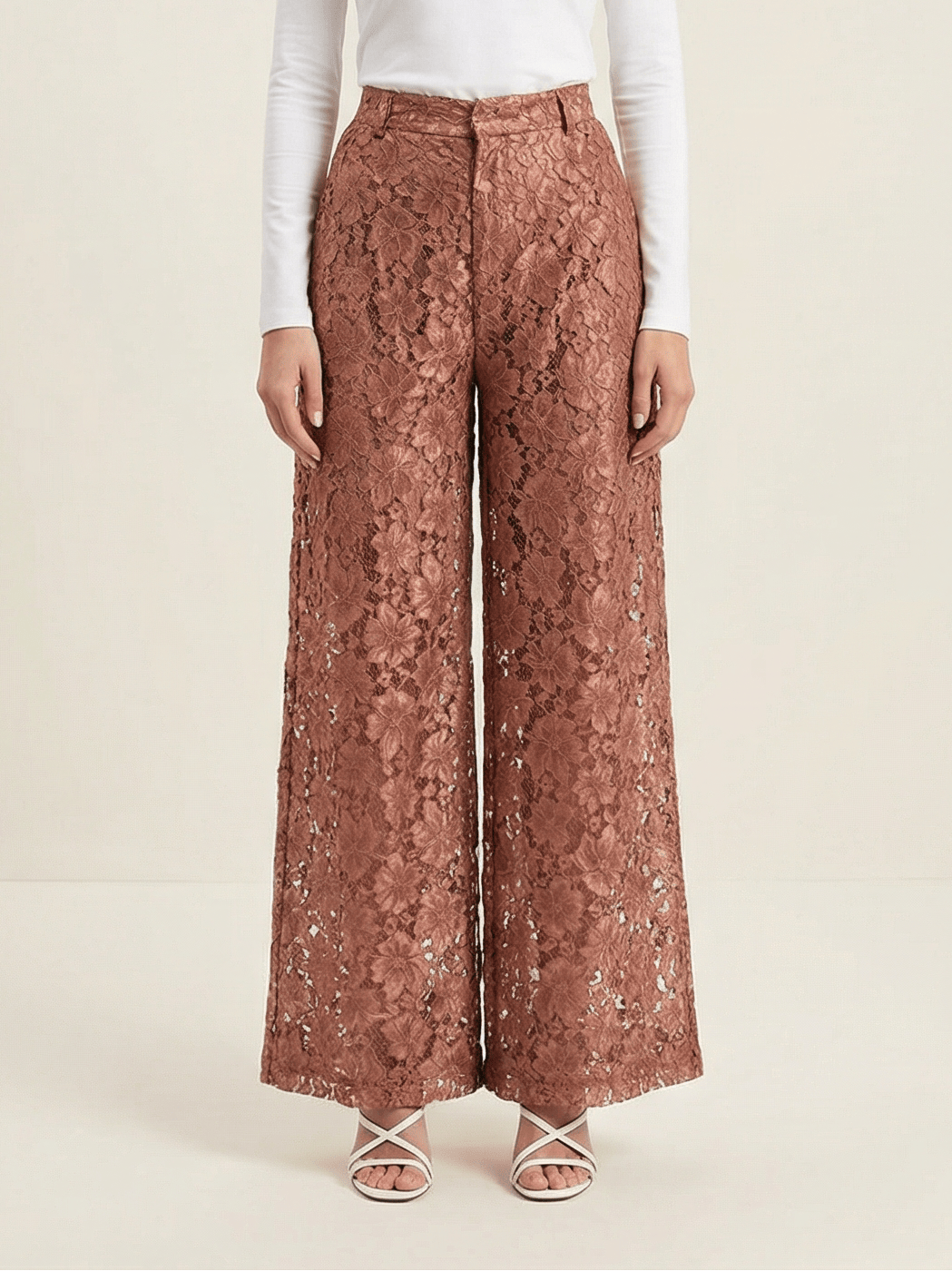 Lace modest trousers (Petite) Kabayare