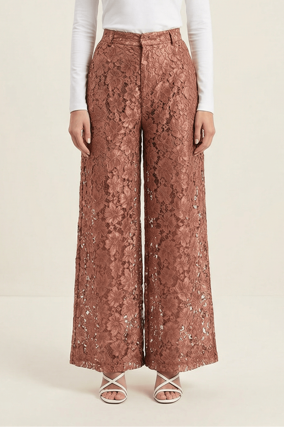 Lace modest trousers (Petite) Kabayare