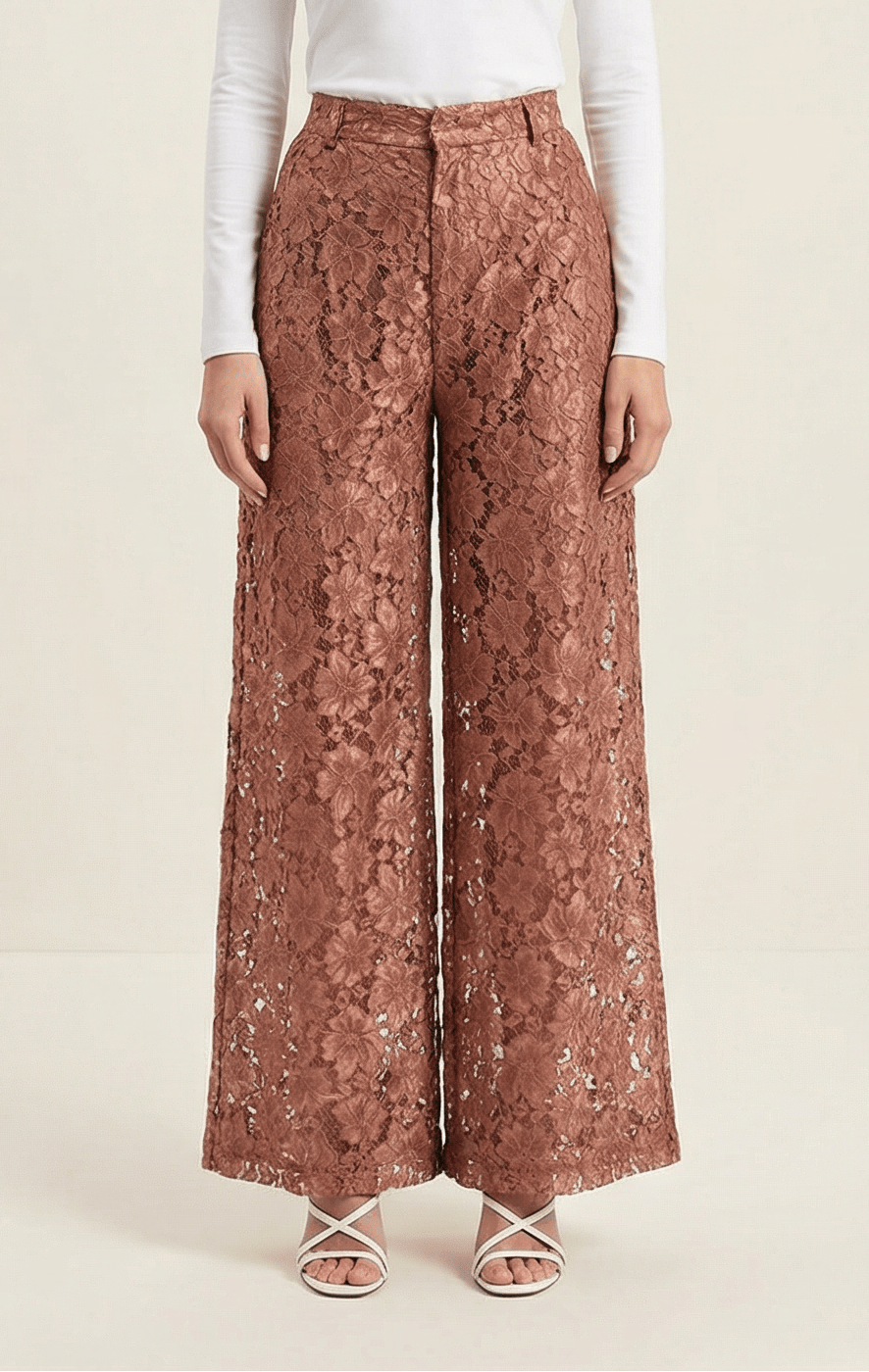 Lace modest trousers (Petite) Kabayare