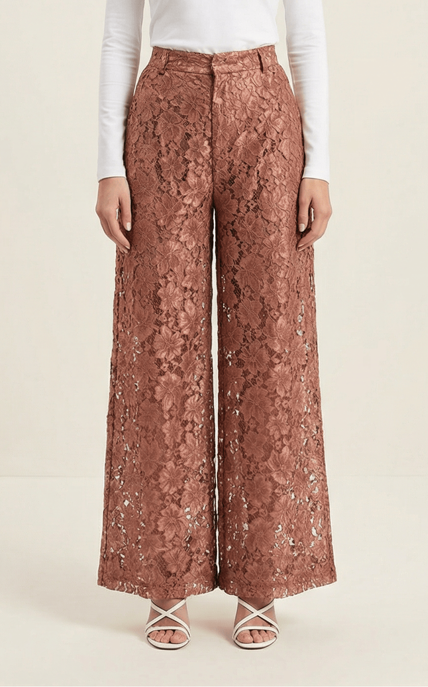 Lace modest trousers (Petite) Kabayare