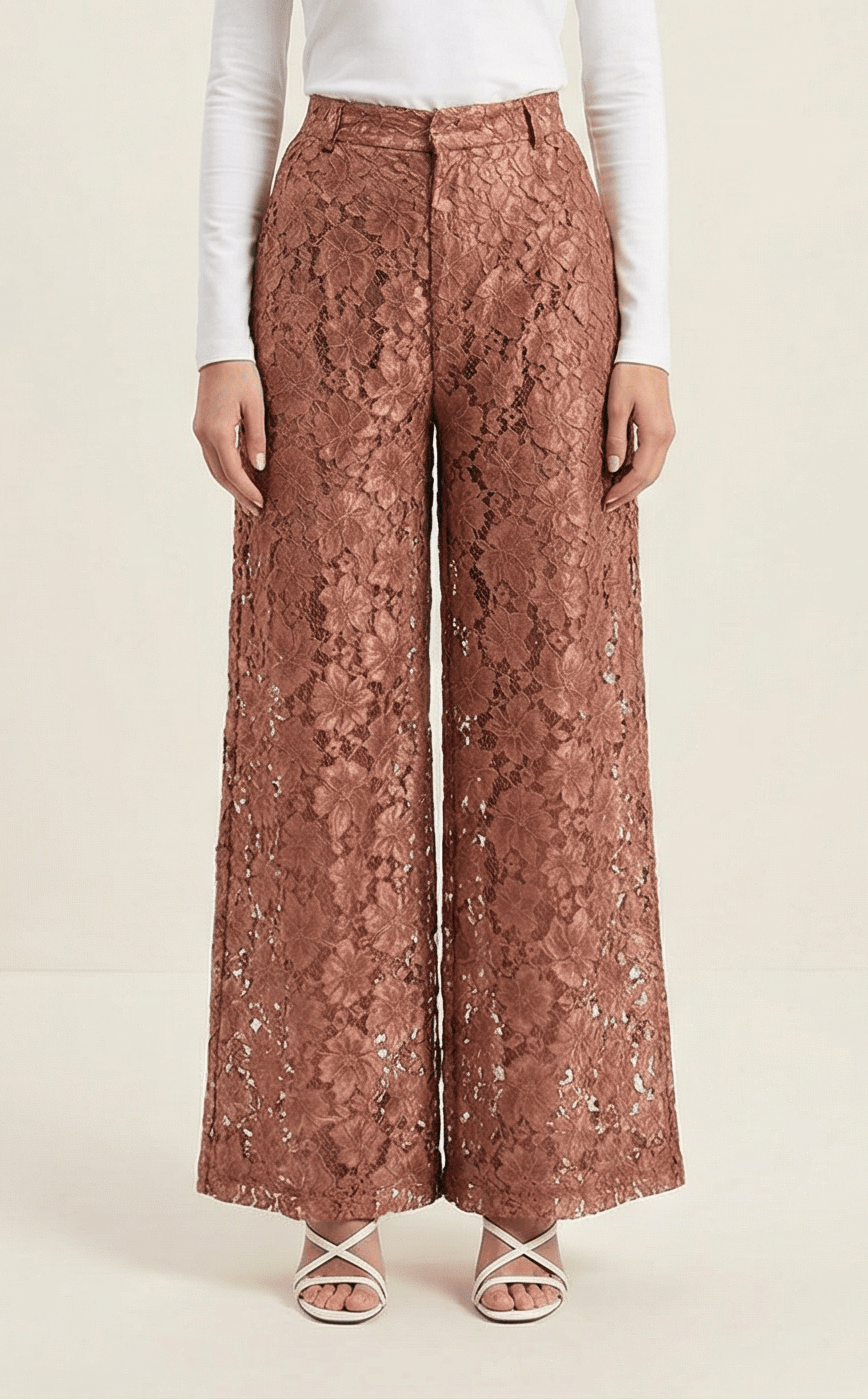 Lace modest trousers (Petite) Kabayare