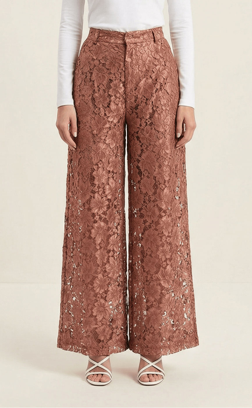 Lace modest trousers (Petite) Kabayare